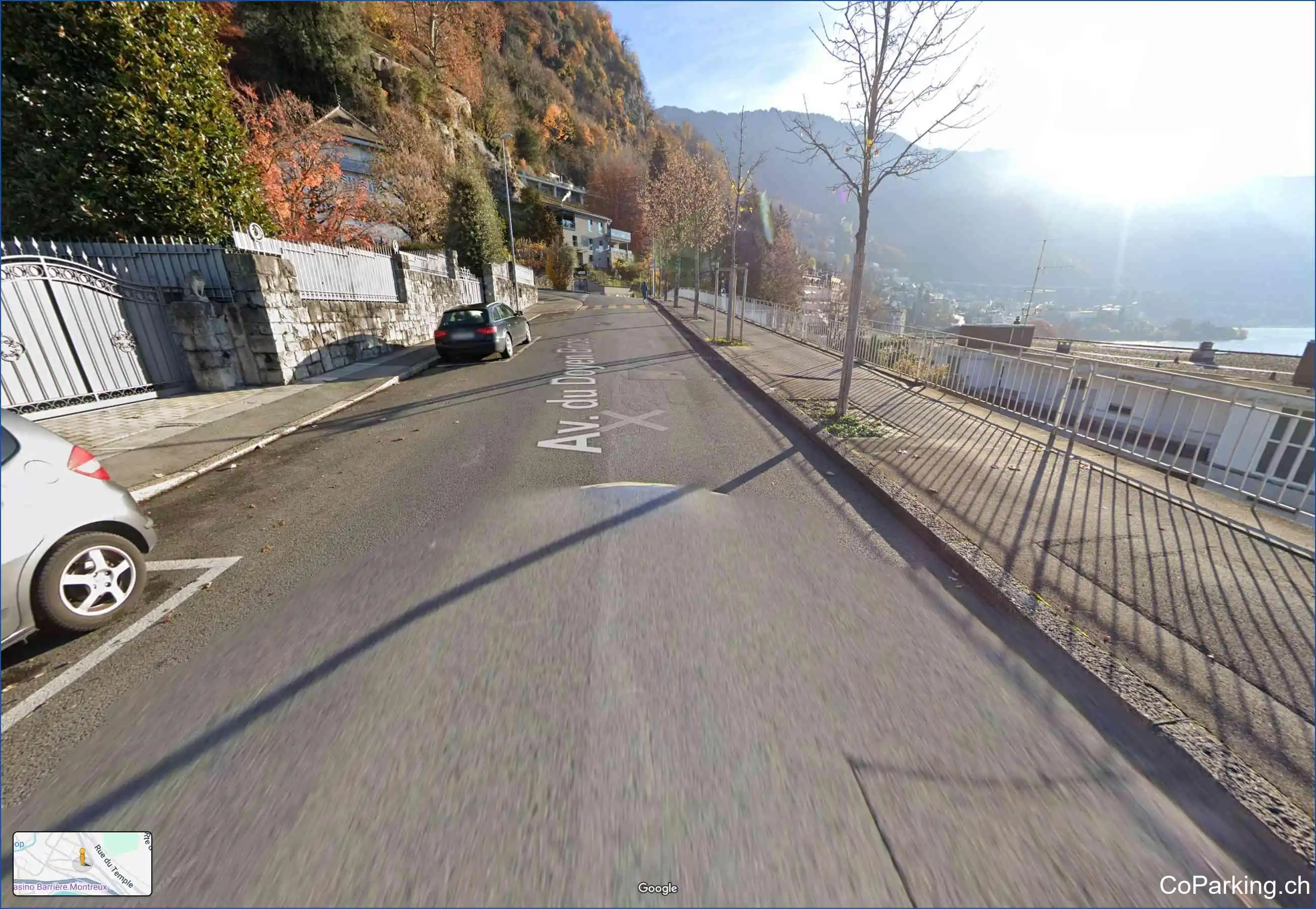Parking Ave. du Doyen Bridel, Avenue du Doyen Bridel, Montreux, 1822