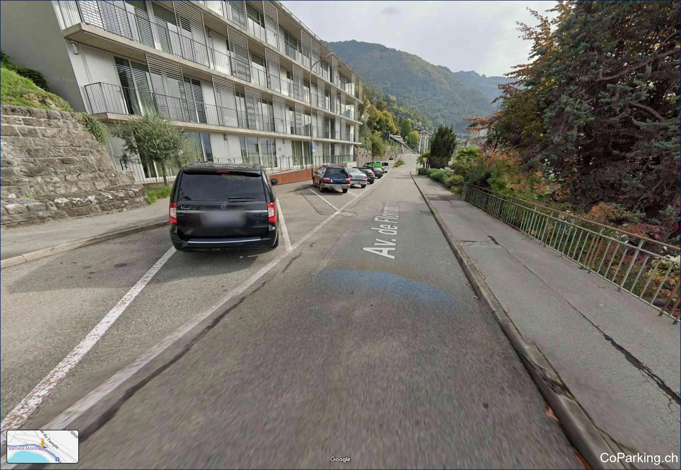 Parking Ave. de Florimont, Avenue de Florimont, Montreux, 1822