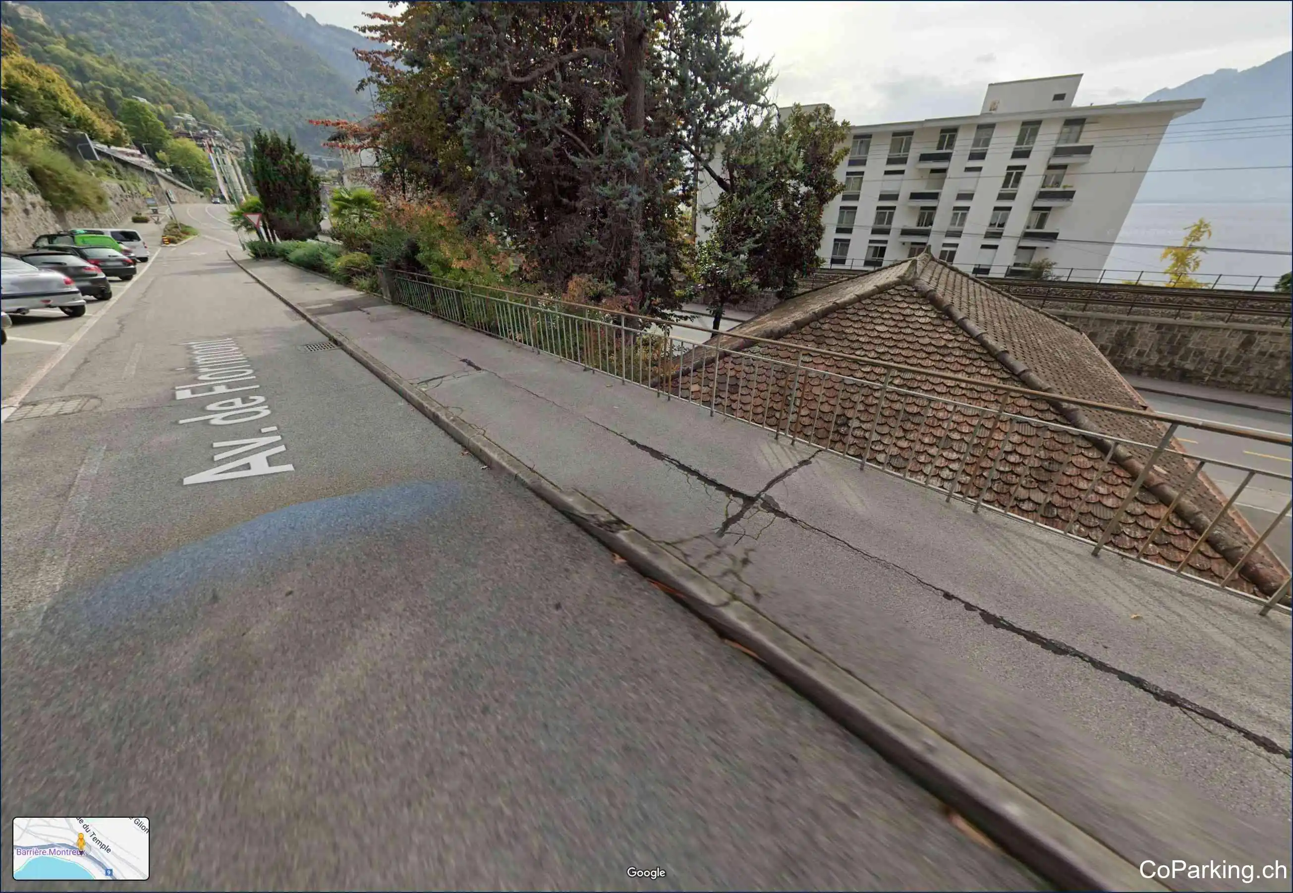 Parking Ave. de Florimont, Avenue de Florimont, Montreux, 1822