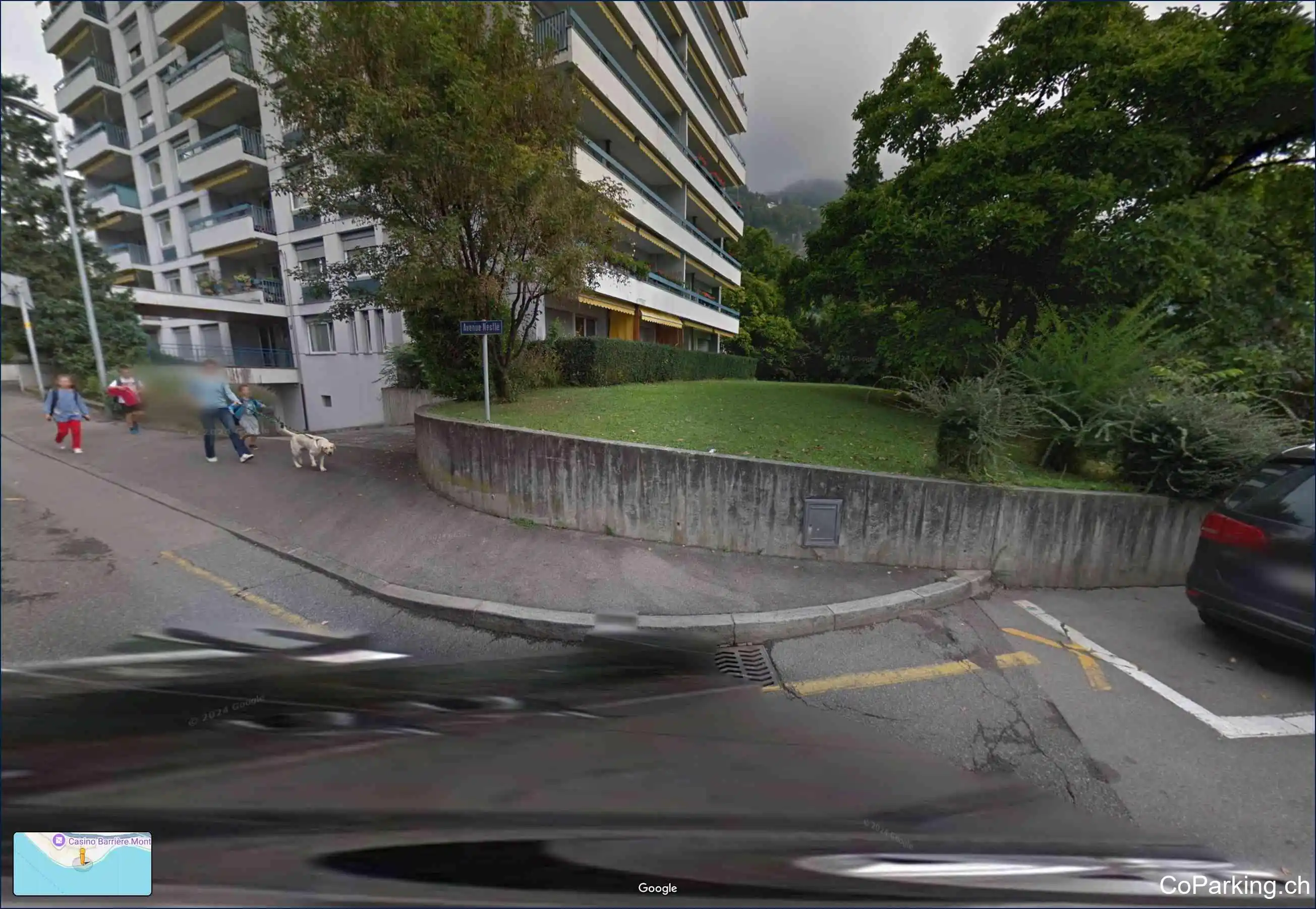 Parking Ave. Nestlé, Avenue Nestlé, Montreux, 1822