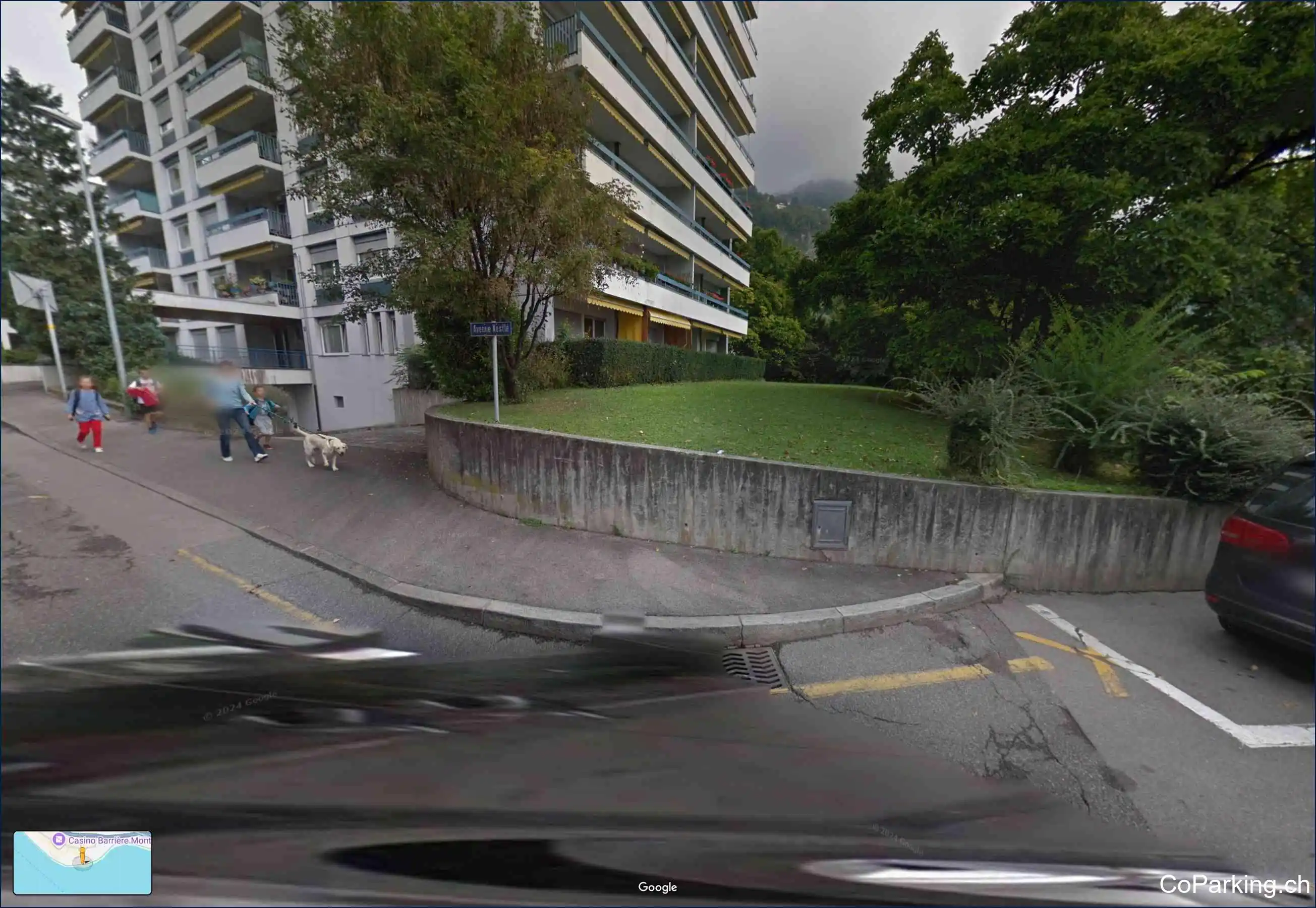 Parking Ave. Nestlé, Avenue Nestlé, Montreux, 1822