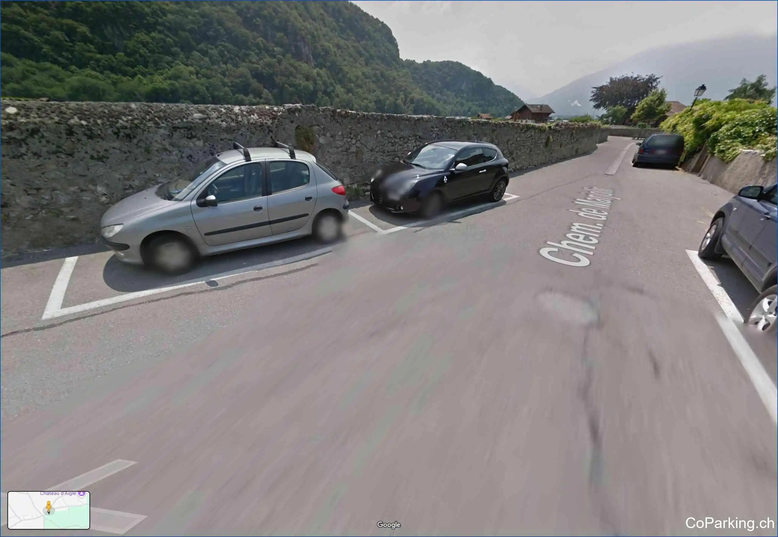 Parking Ch. du Château, Chemin du Château, Aigle, 1860