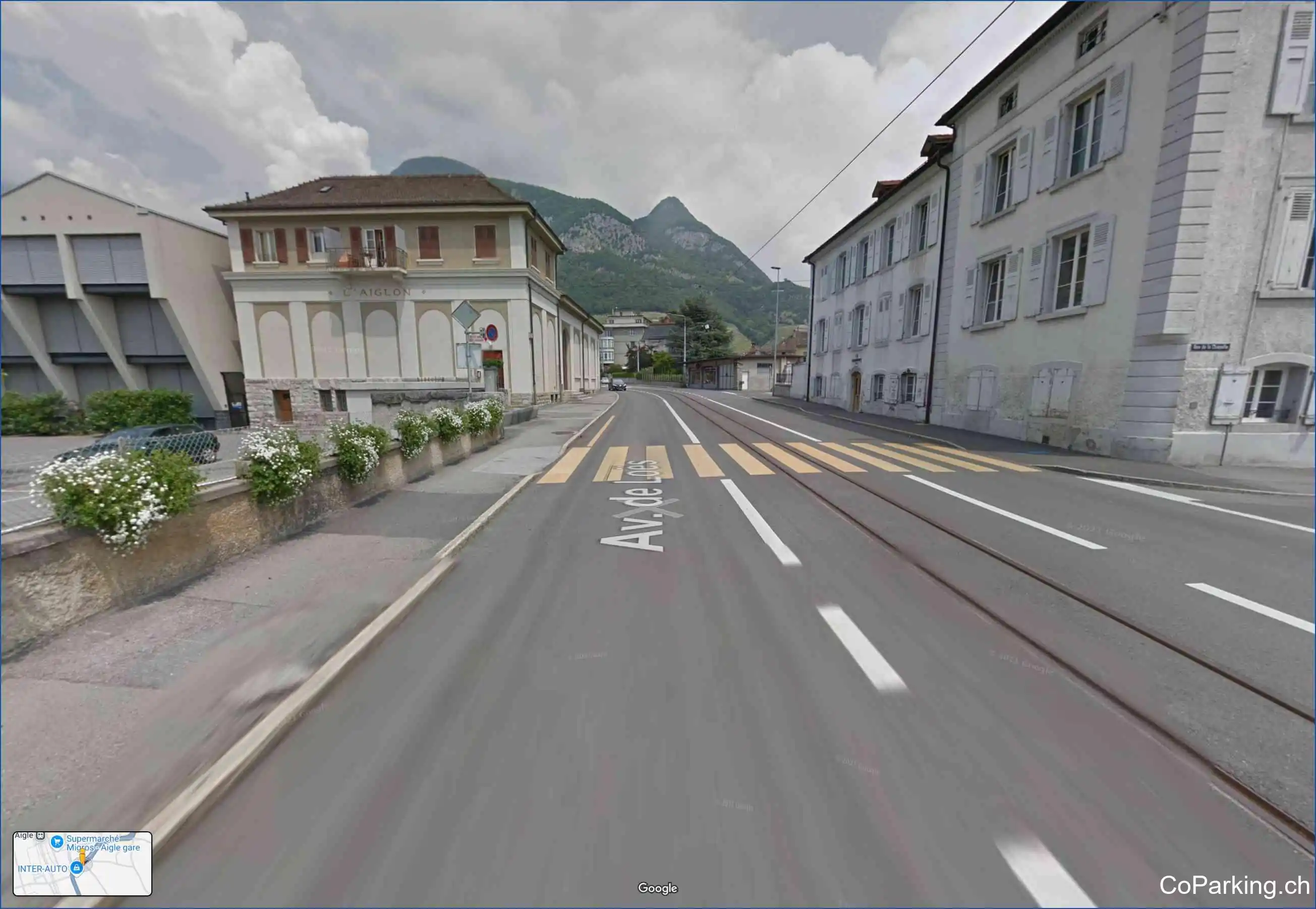 Parking Ave. de Loës, Avenue de Loës, Aigle, 1860