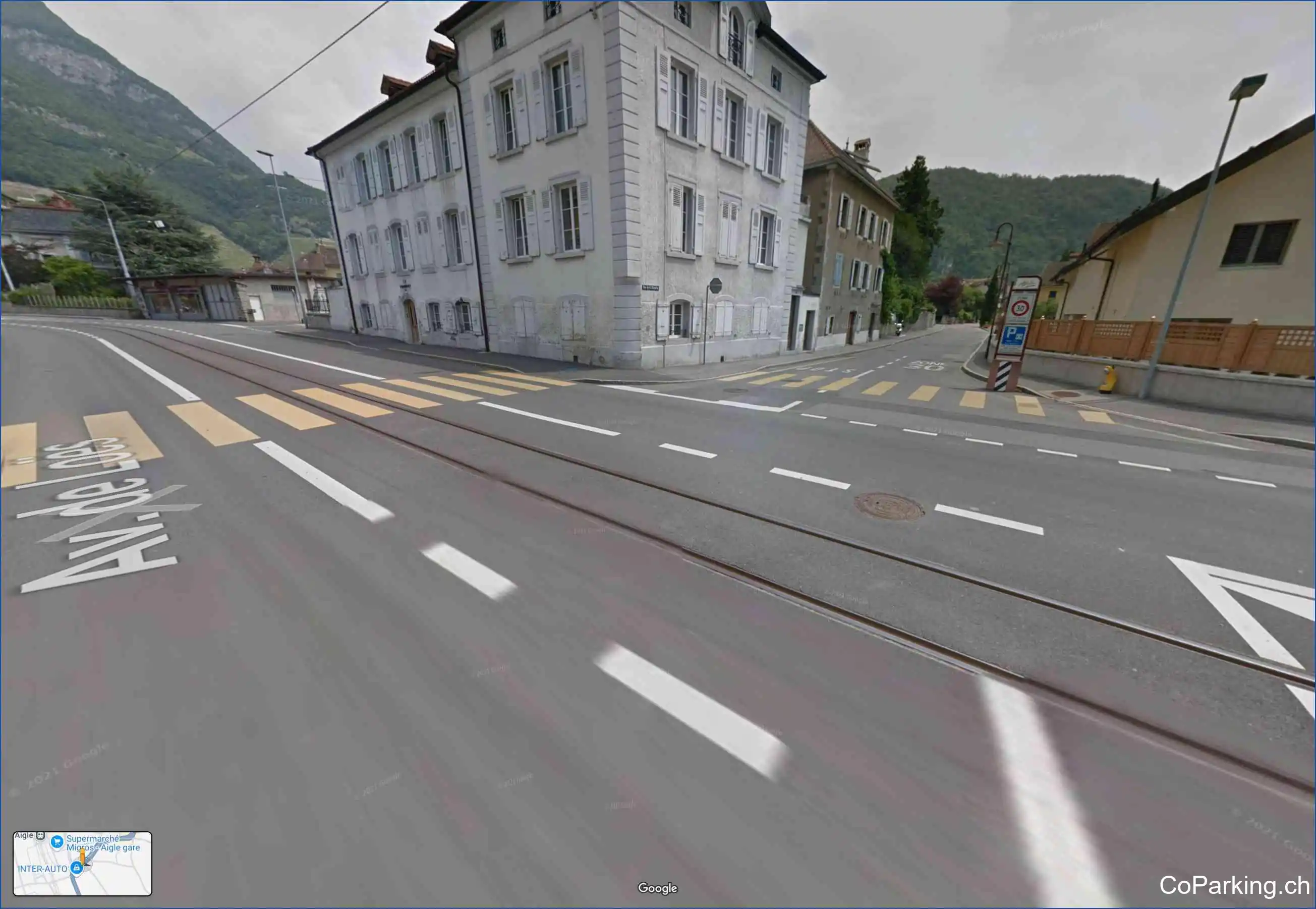Parking Ave. de Loës, Avenue de Loës, Aigle, 1860