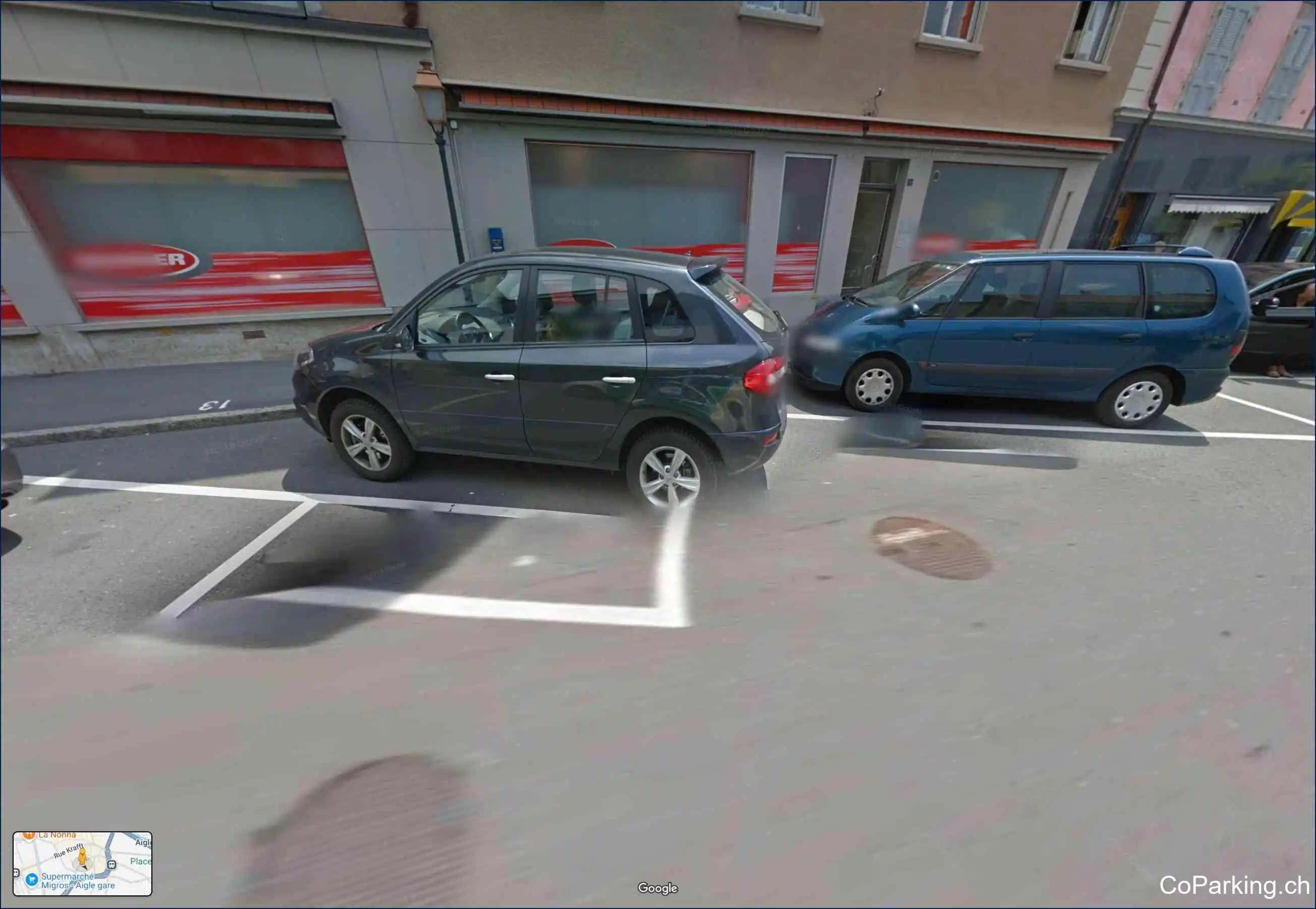 Parking Rue du Midi, Rue du Midi, Aigle, 1860