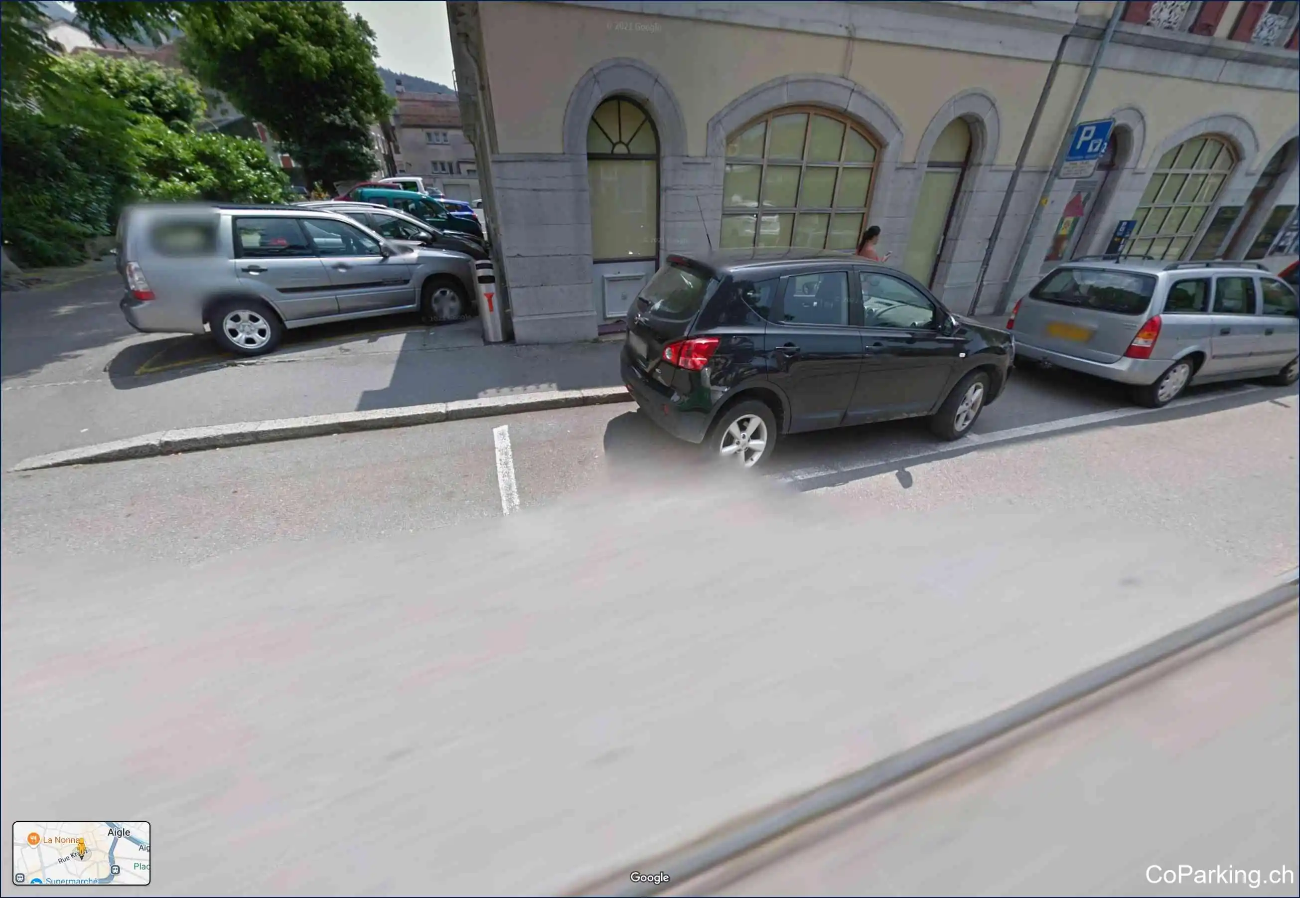 Parking Ave. de la Gare, Avenue de la Gare, Aigle, 1860