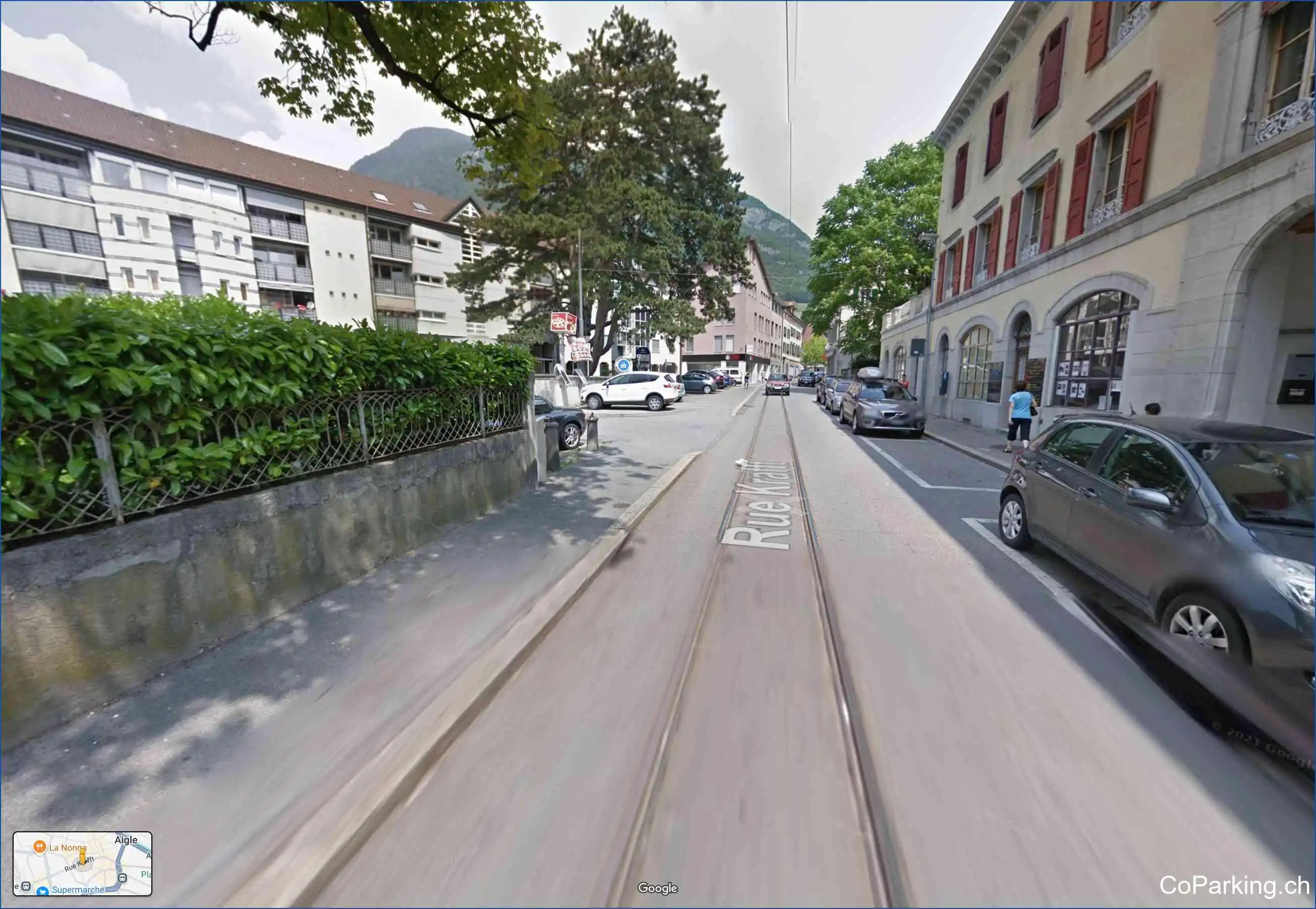 Parking Ave. de la Gare, Avenue de la Gare, Aigle, 1860