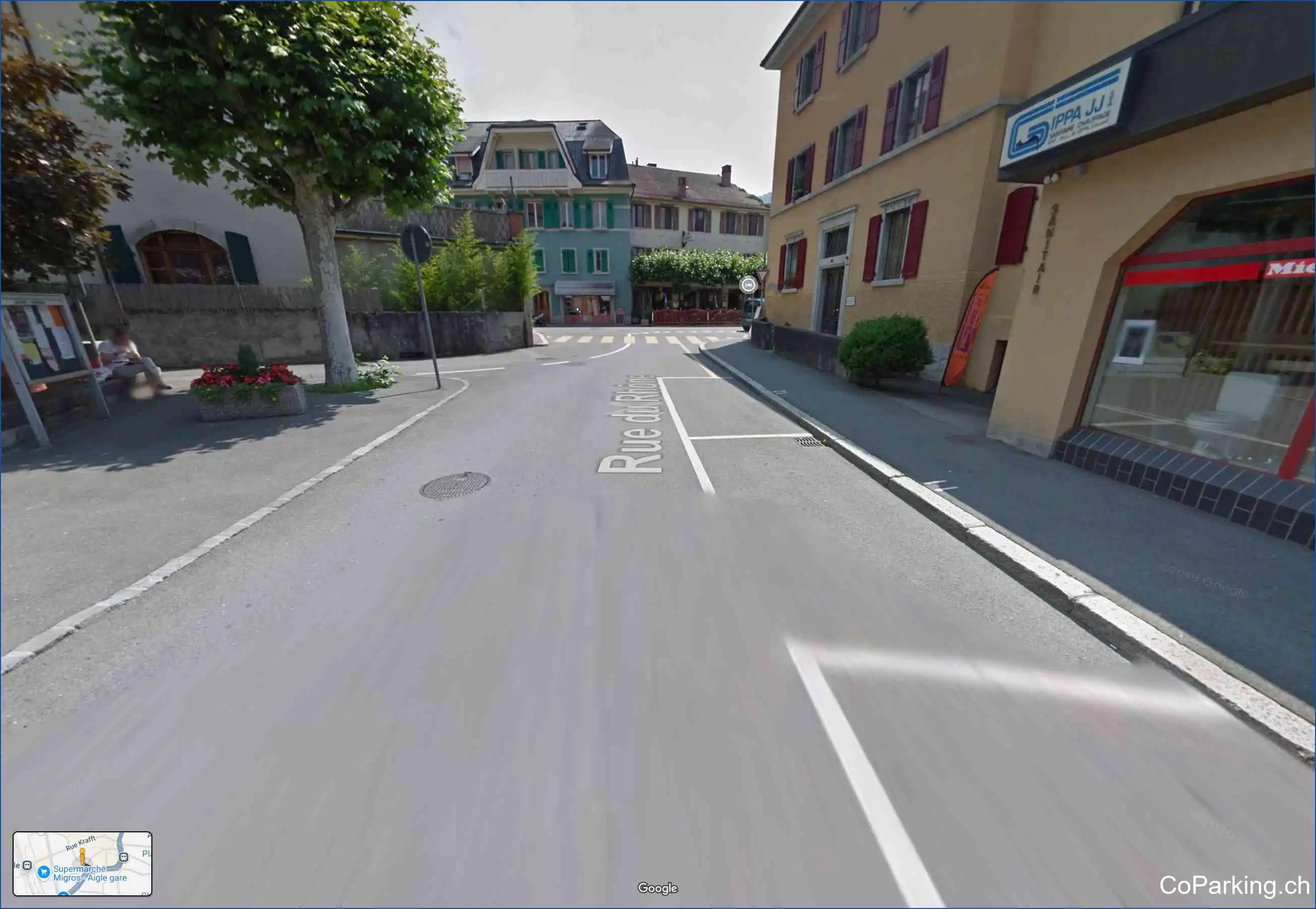 Parking Rue du Rhône, Rue du Rhône, Aigle, 1860