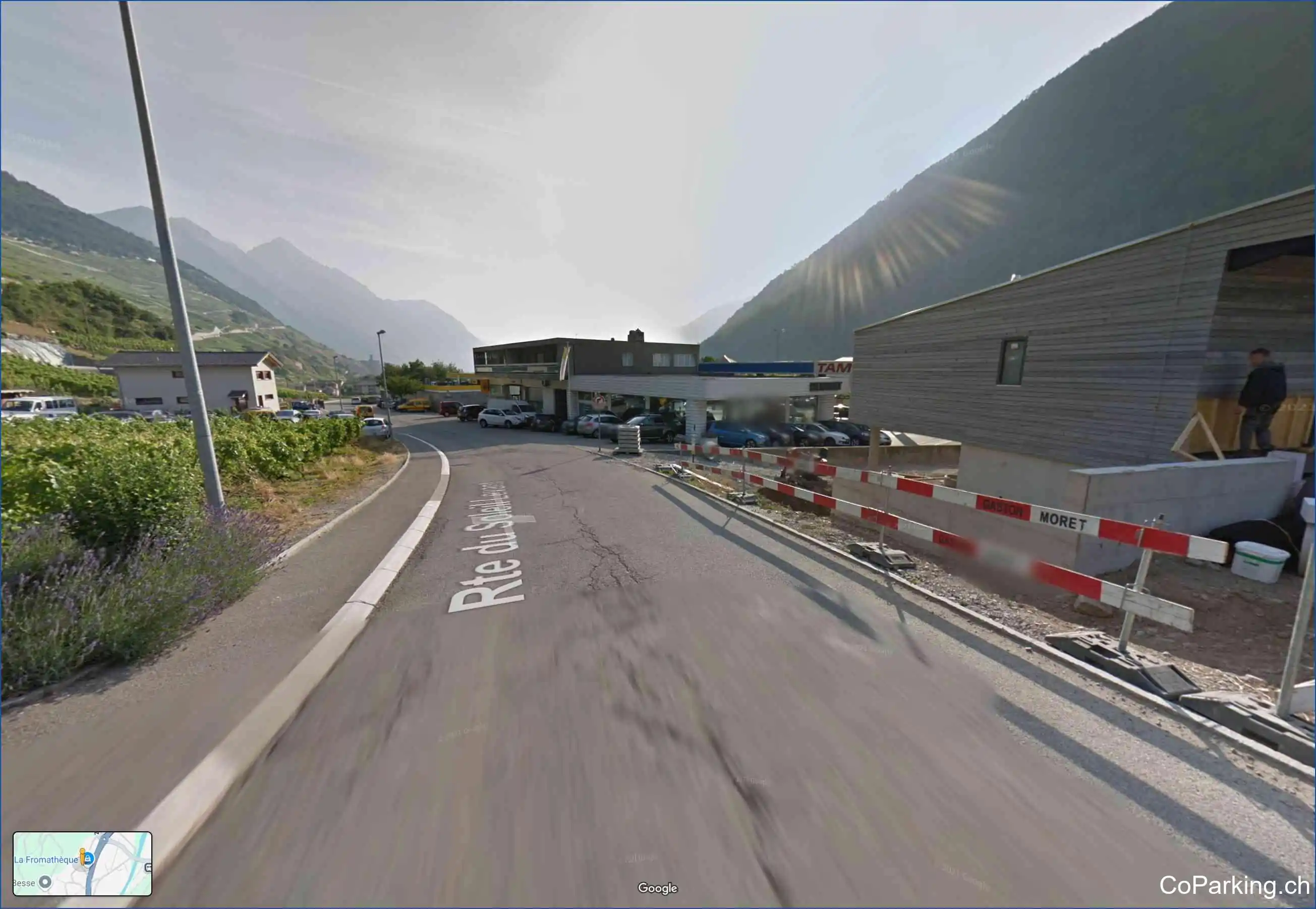 Parking La Fromathèque, Route du Grand-Saint-Bernard, Martigny-Combe, 1928