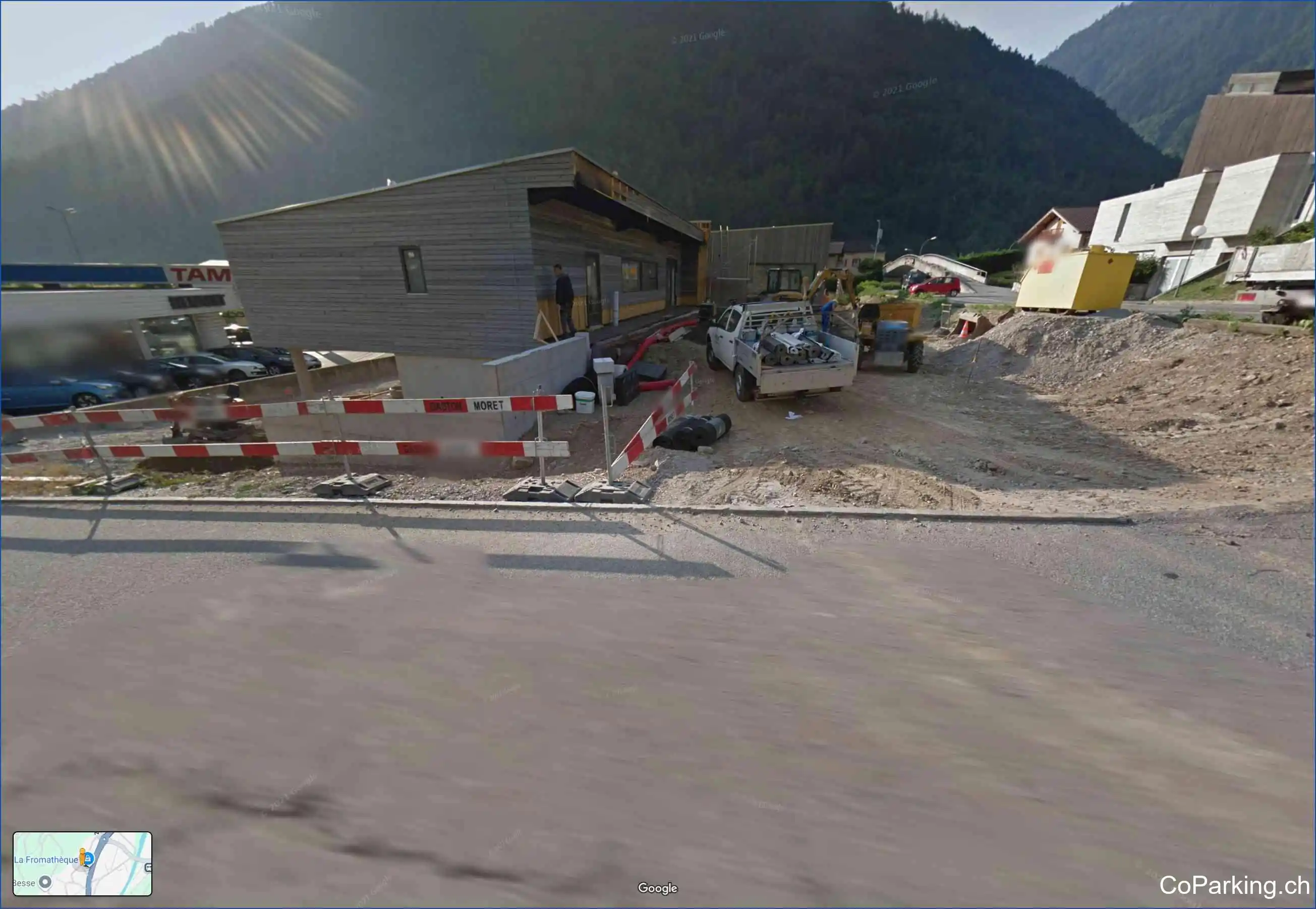 Parking La Fromathèque, Route du Grand-Saint-Bernard, Martigny-Combe, 1928