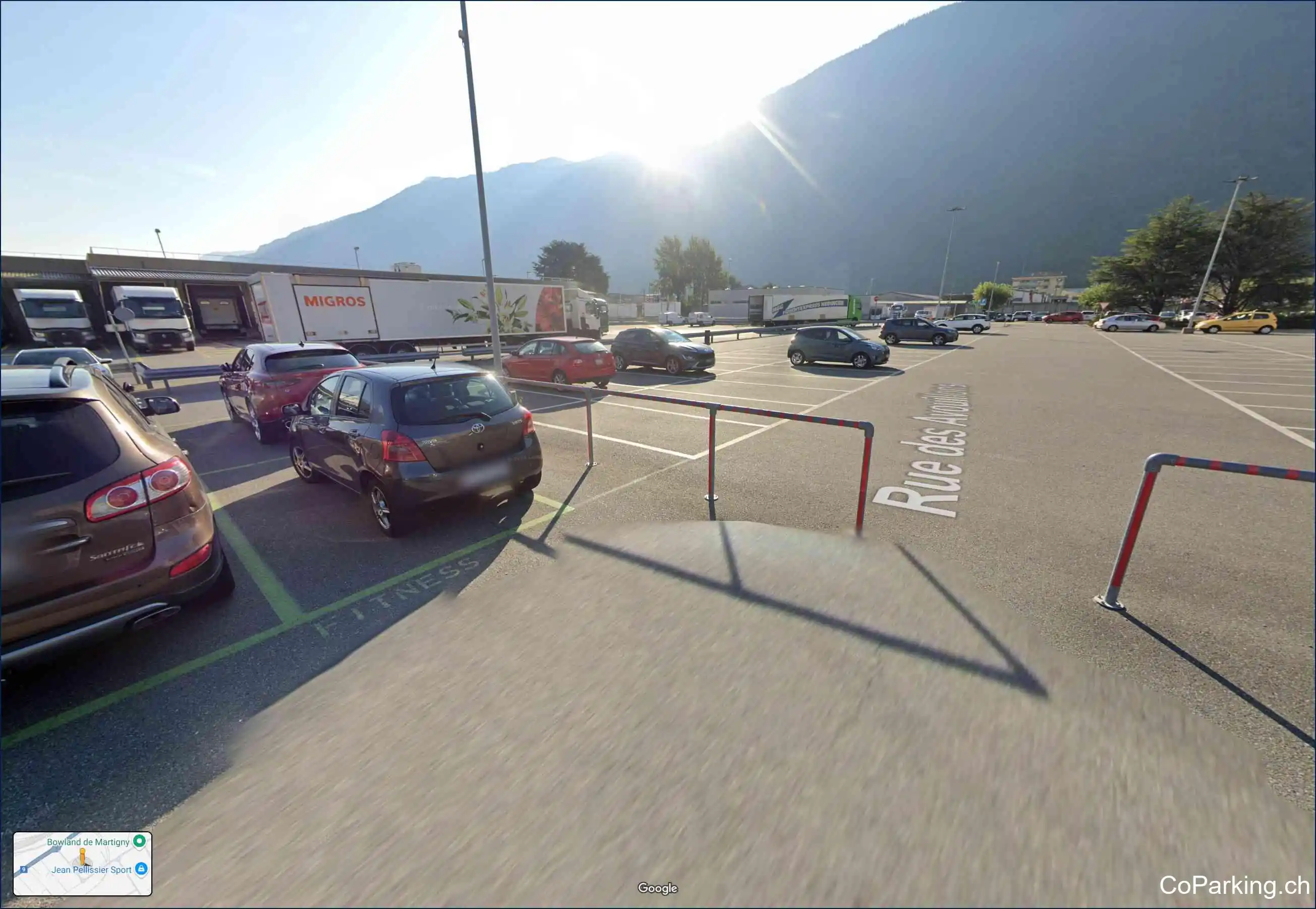 Parking Rue des Avouillons, Rue des Avouillons, Martigny, 1920