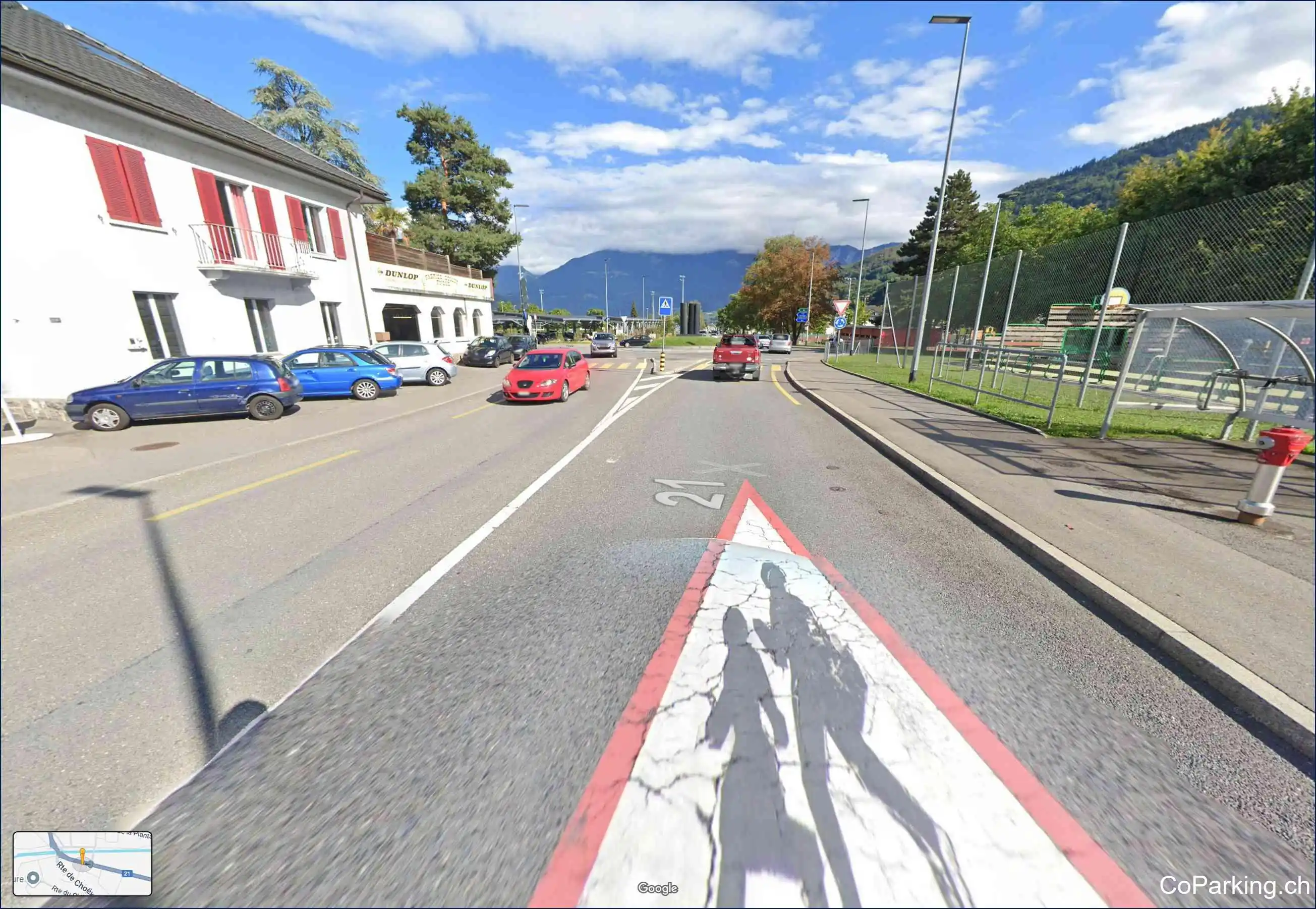 Parking Ave. du Simplon, Avenue du Simplon, Monthey, 1870