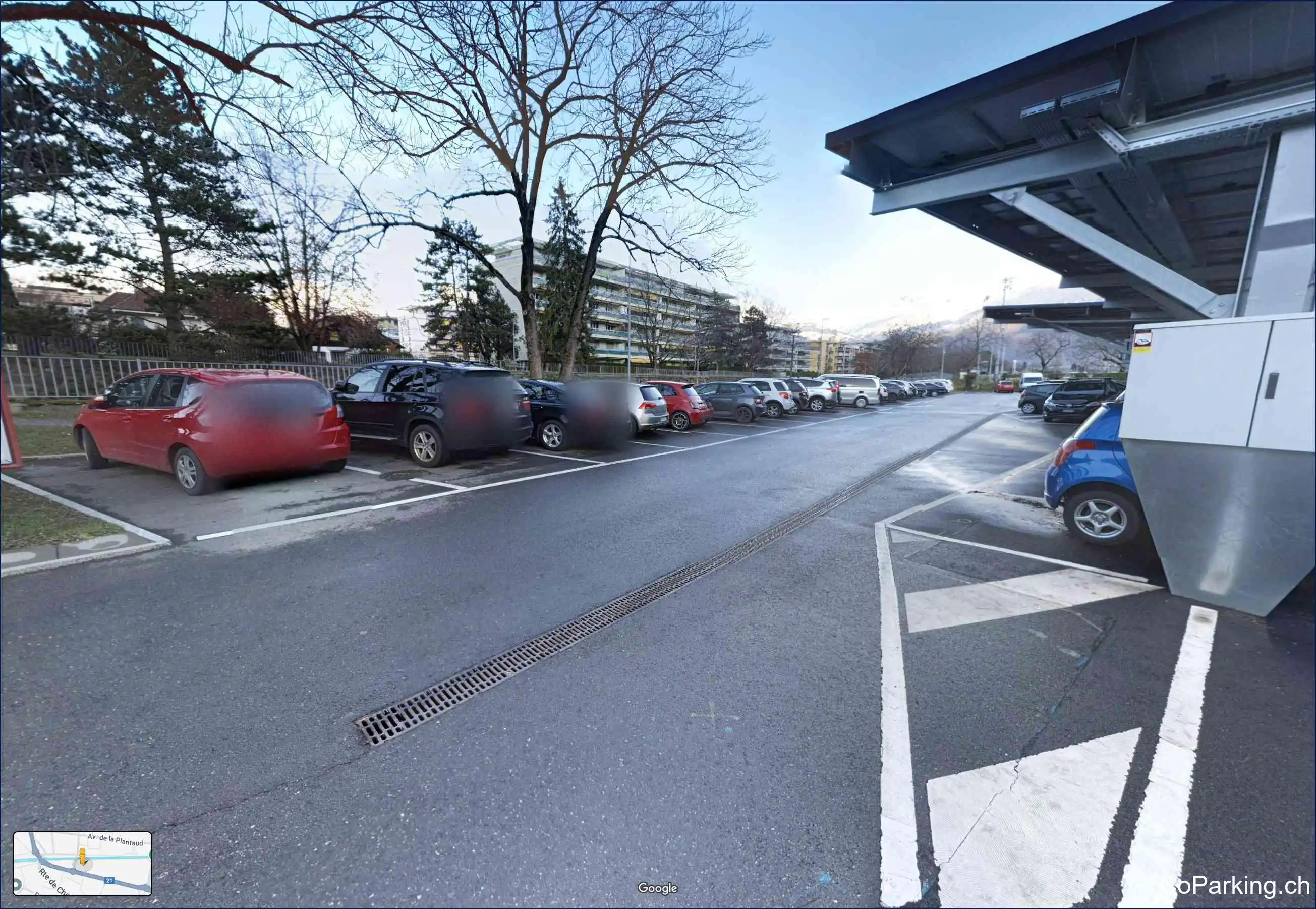 Parking Place d'Armes, Avenue du Simplon, Monthey, 1870