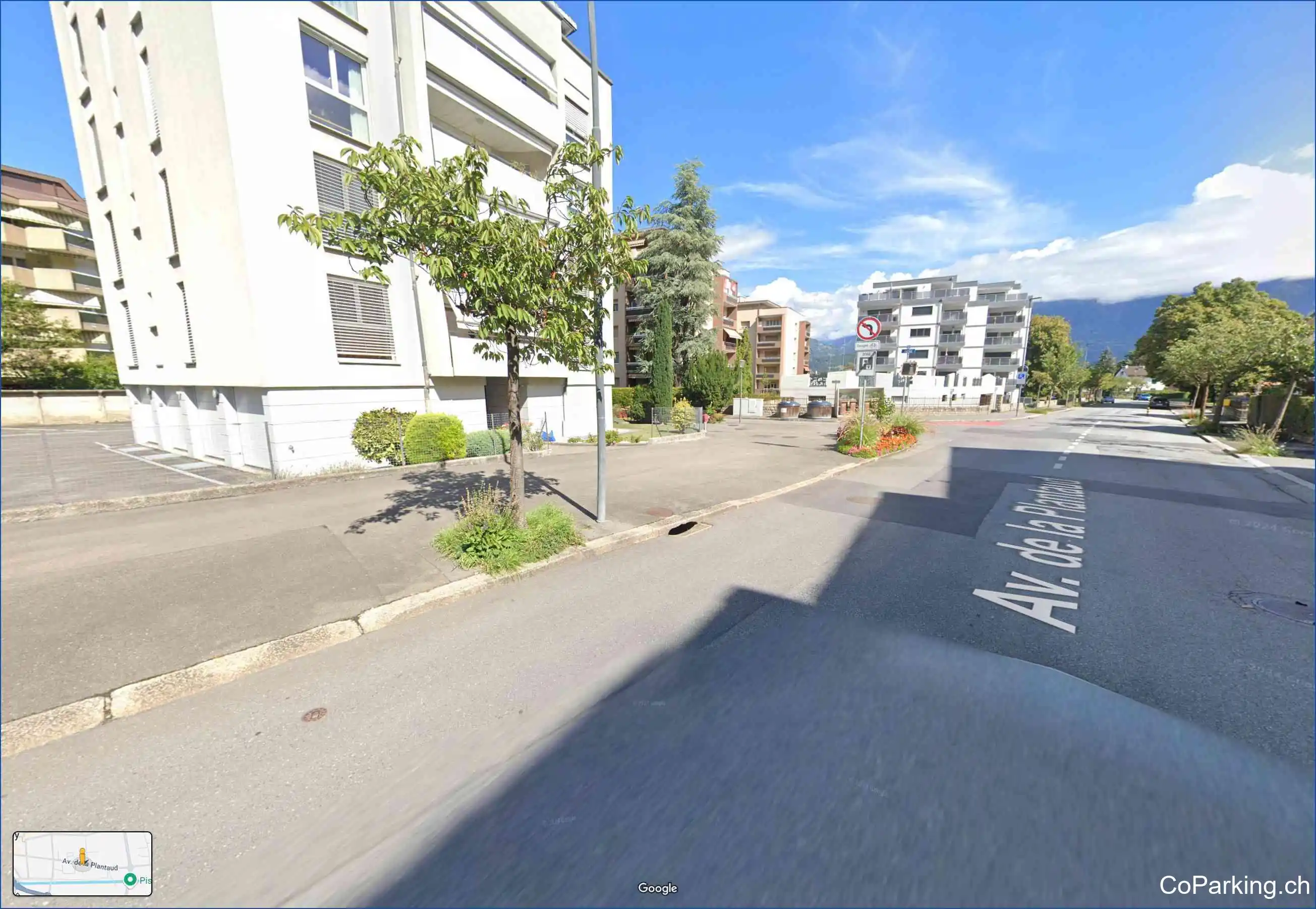 Parking Ave. de la Plantaud, Avenue de la Plantaud, Monthey, 1870