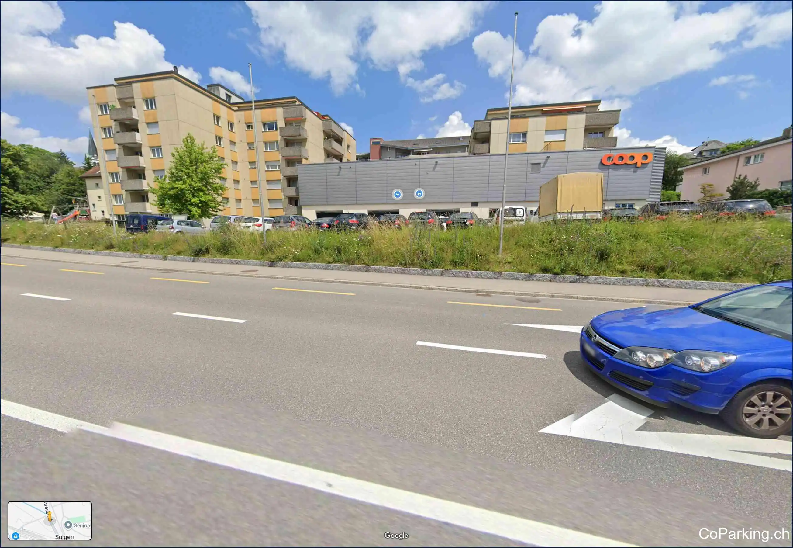 Parking Coop Supermarkt, Hauptstrasse, Sulgen, 8583