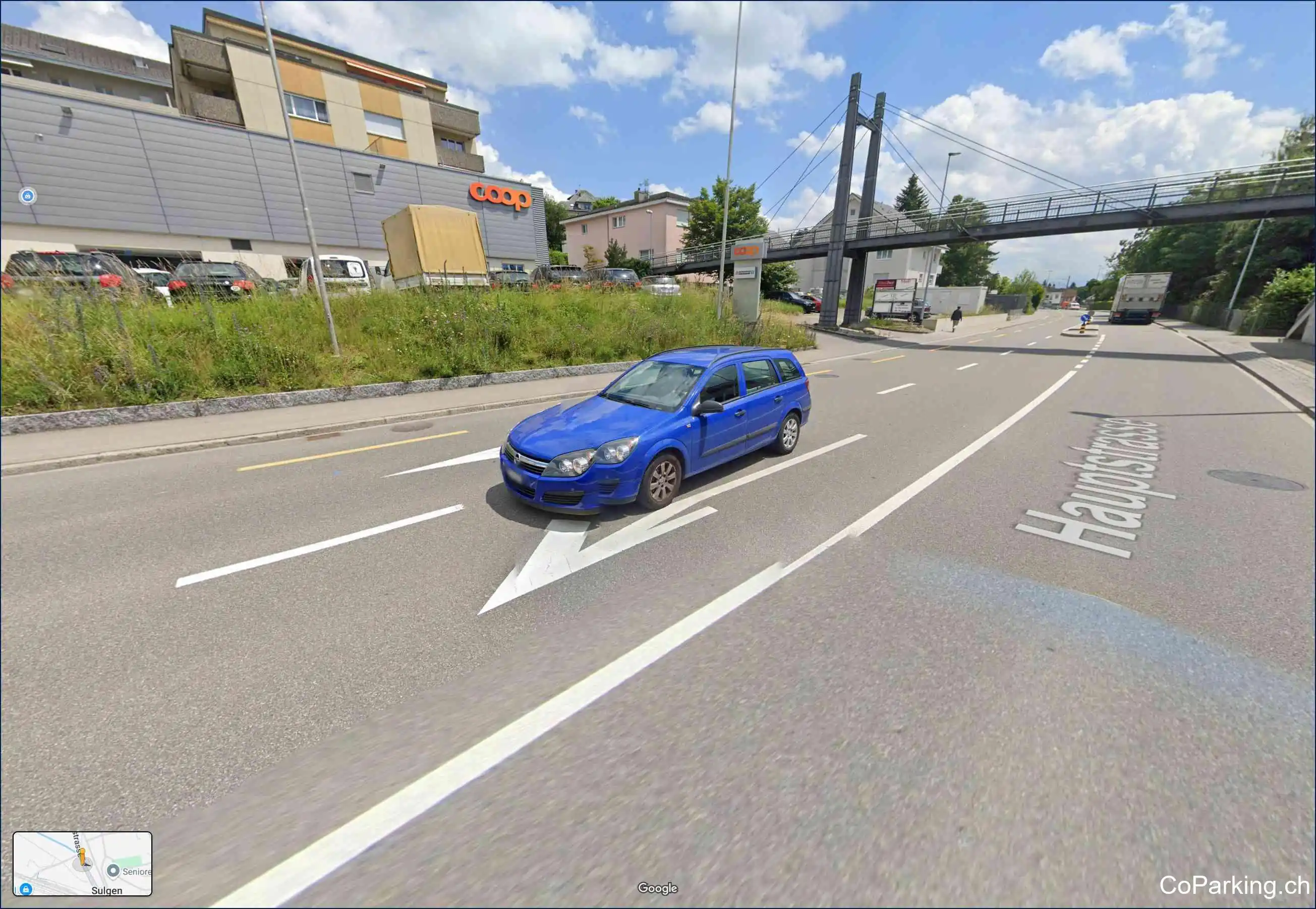 Parking Coop Supermarkt, Hauptstrasse, Sulgen, 8583