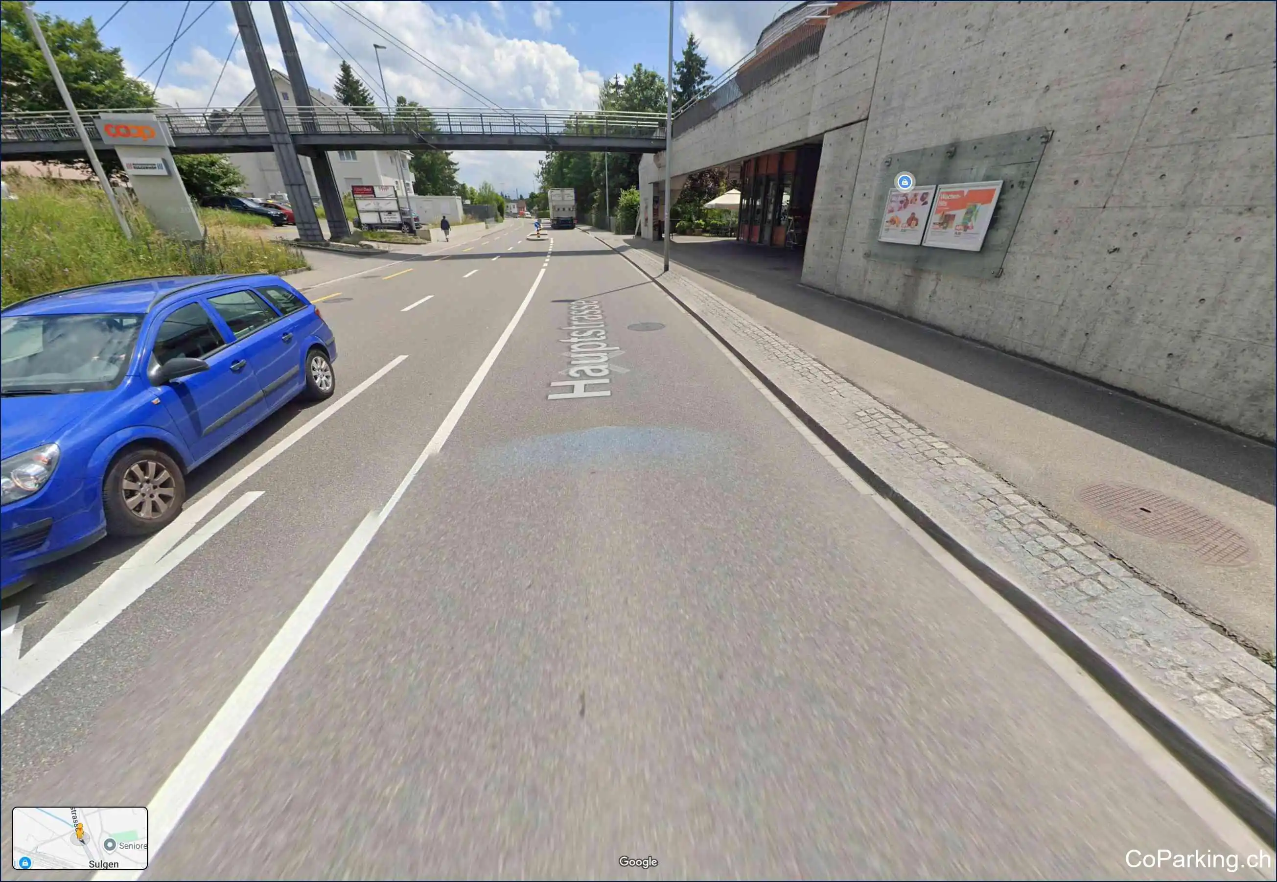 Parking Coop Supermarkt, Hauptstrasse, Sulgen, 8583