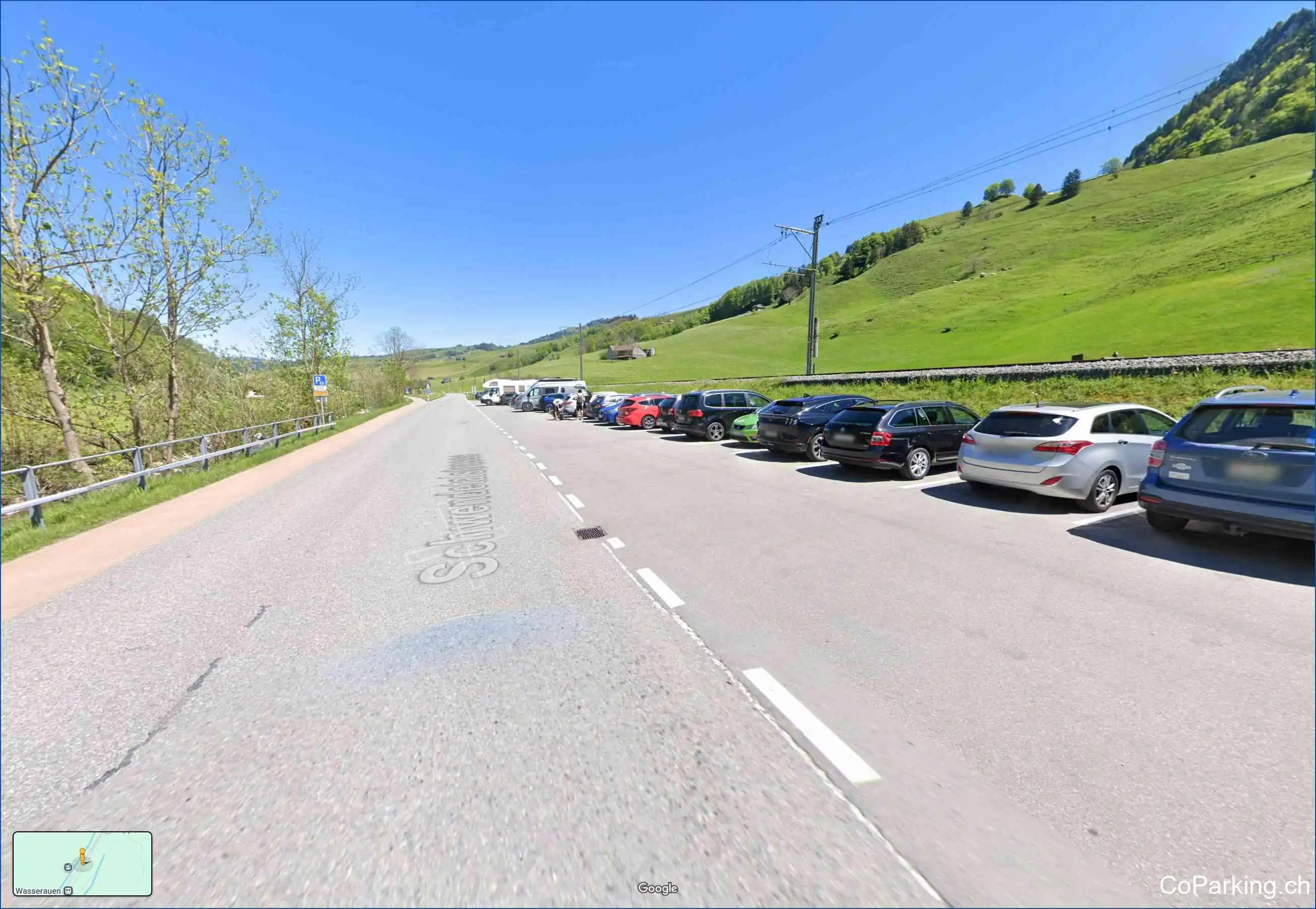 Parking Talstation Wasserauen, Schwendetalstrasse, Weissbad, 9057