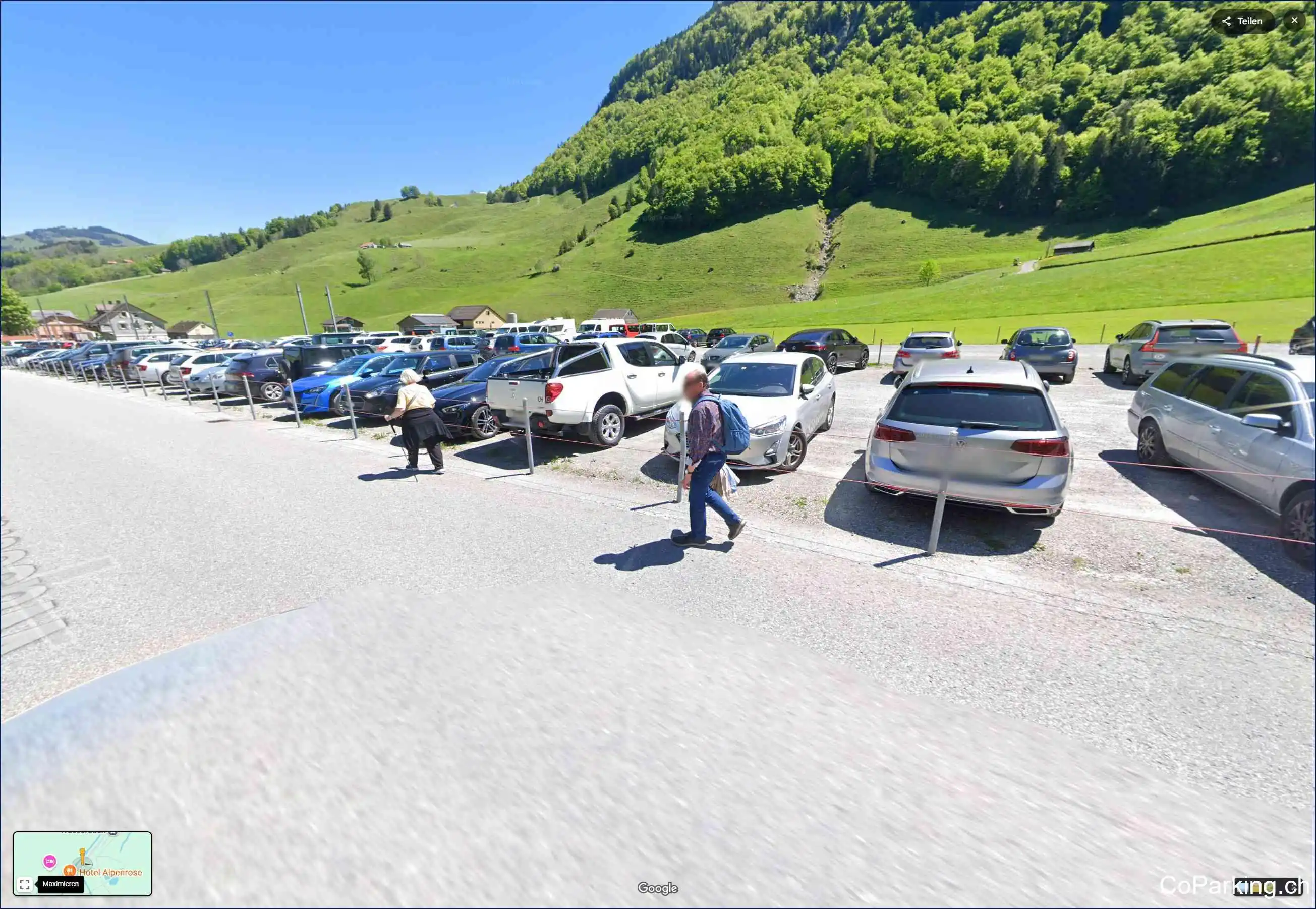 Parking Bahnhof Wasserauen, Schwendetalstrasse, Wasserauen, 9057