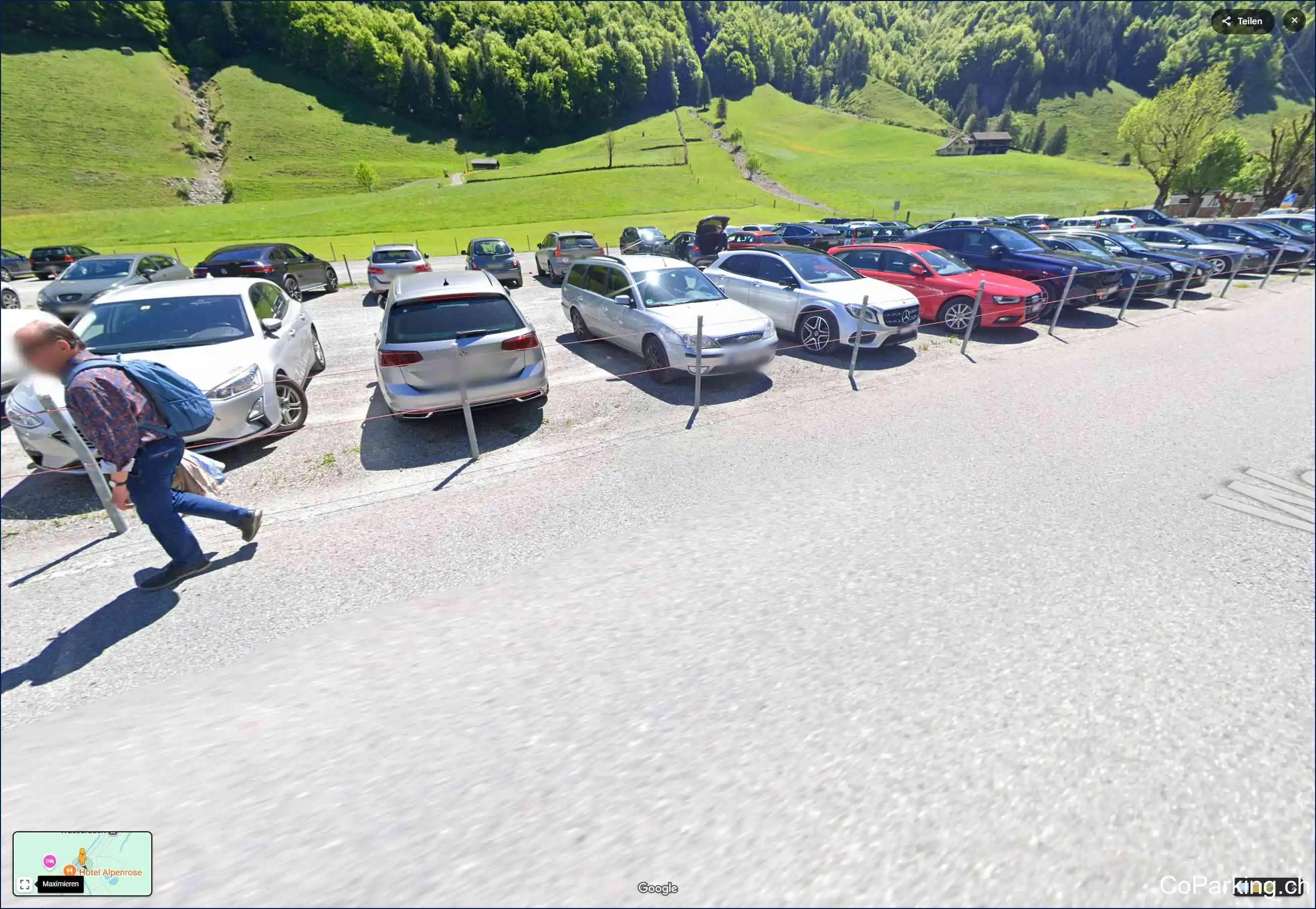 Parking Bahnhof Wasserauen, Schwendetalstrasse, Wasserauen, 9057