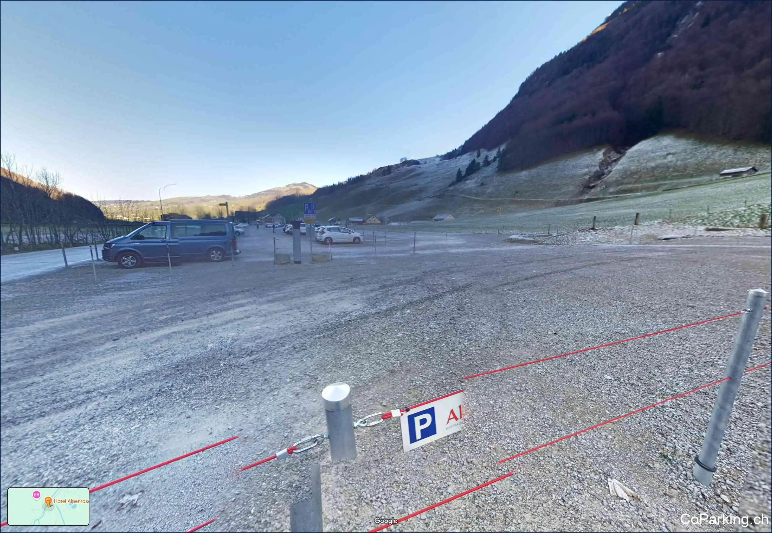 Parking Gasthaus Alpenrose, Schwendetalstrasse, Wasserauen, 9057