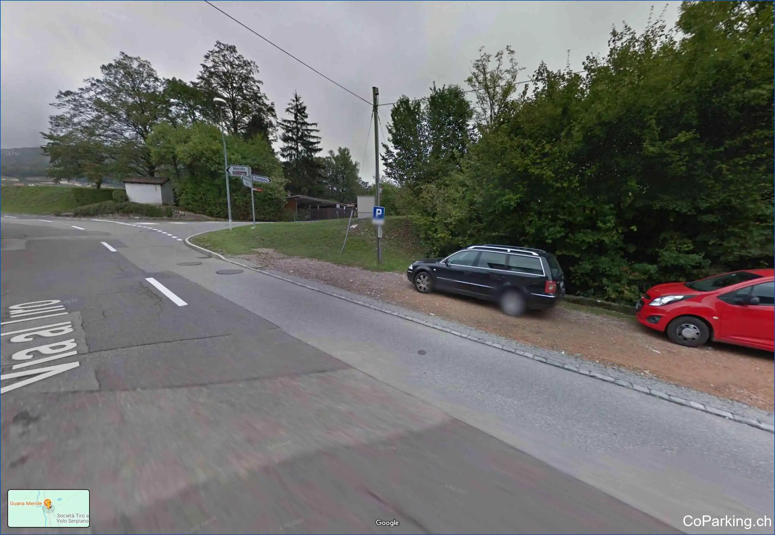 Parking Ala Caraa, Ala Caraa, Meride, 6866
