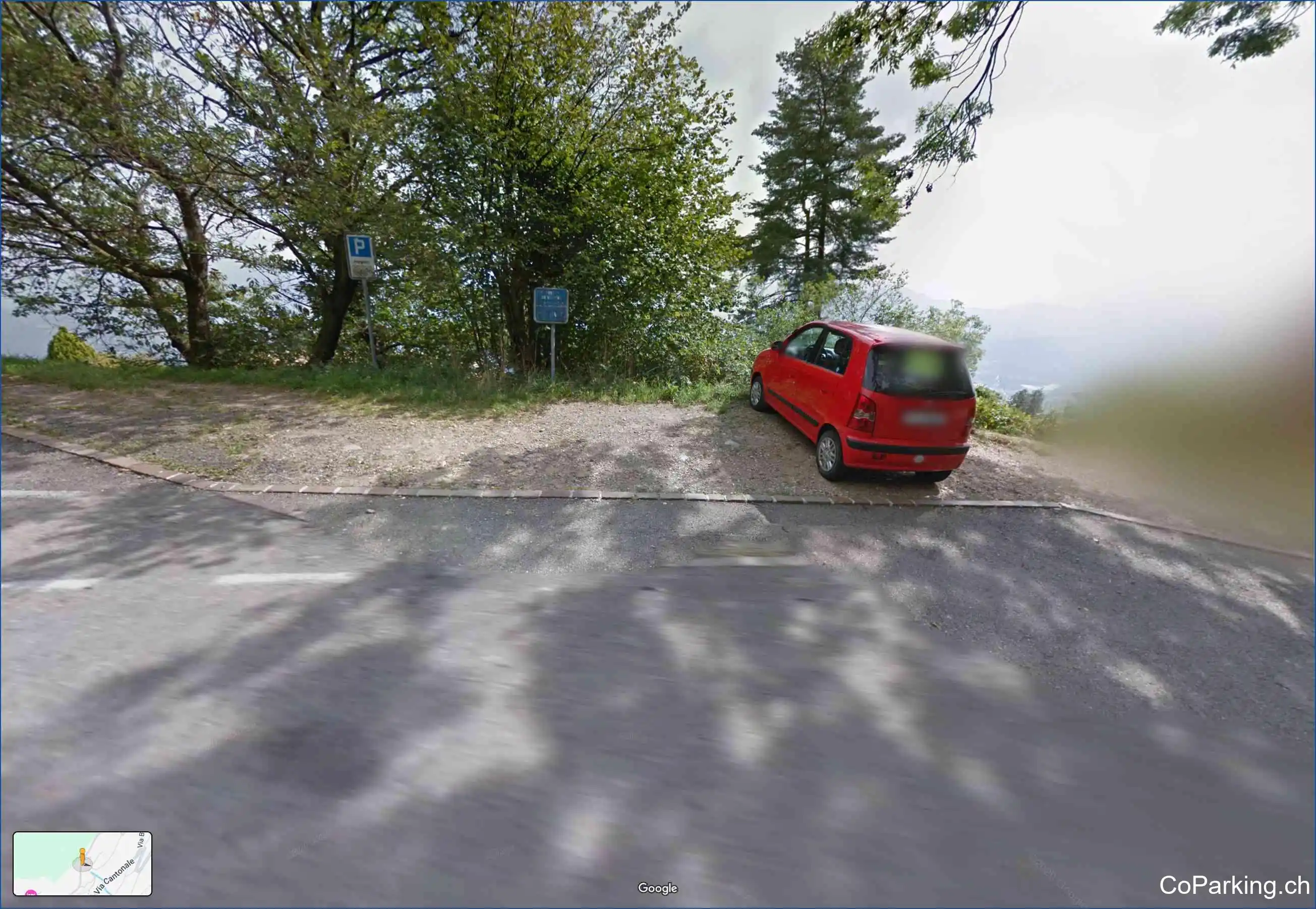Parking Stráda di Cará, Stráda di Cará, Cademario, 6936