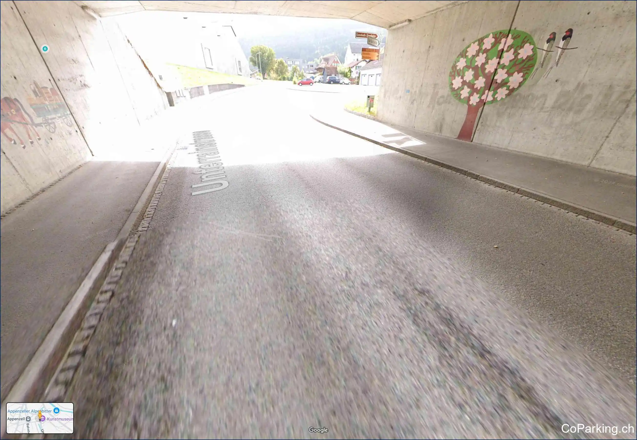 Parking Poststr., Poststrasse, Appenzell, 9050