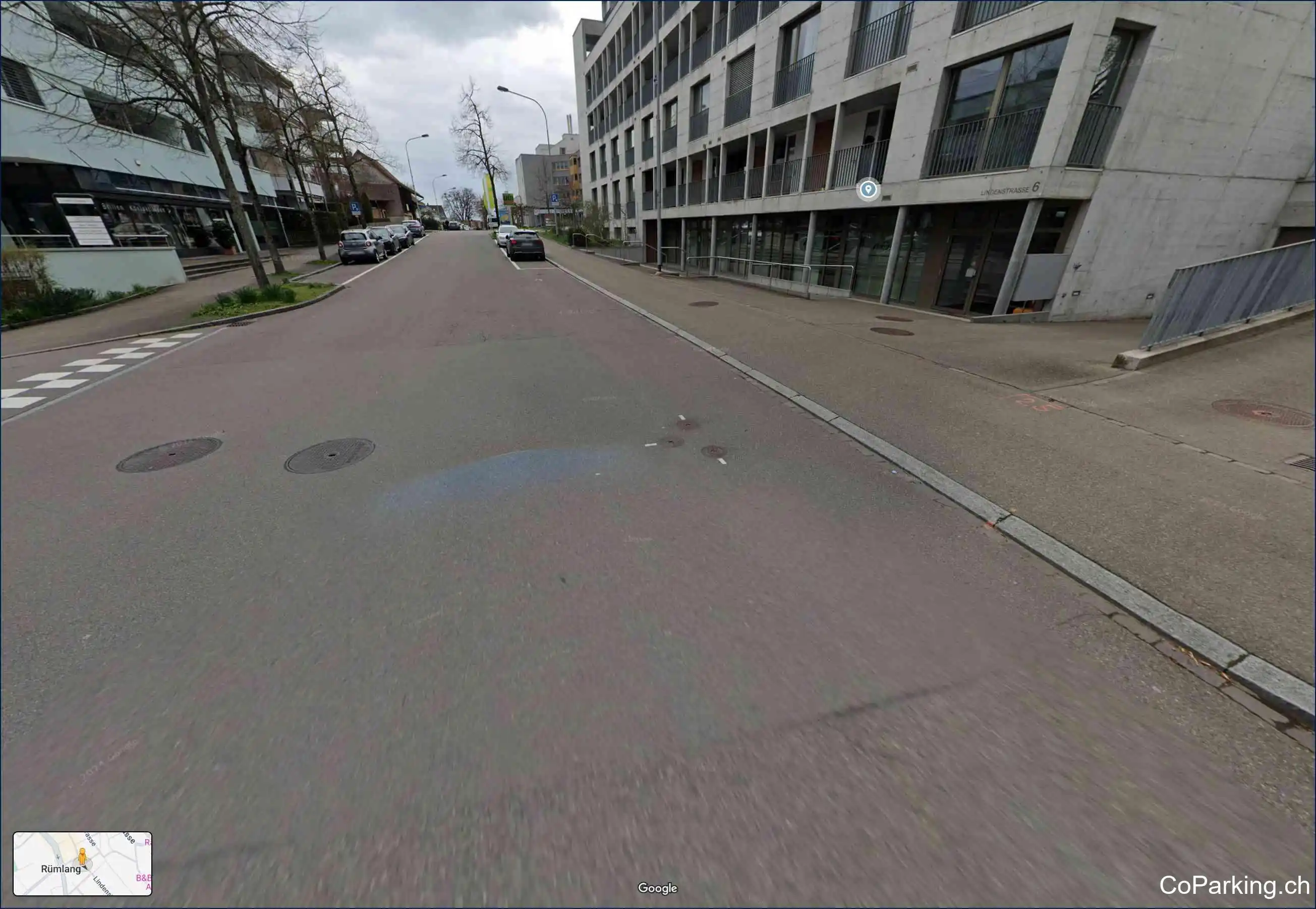 Parking Gemeindeverwaltung, Ausserdorfstrasse, Rümlang, 8153