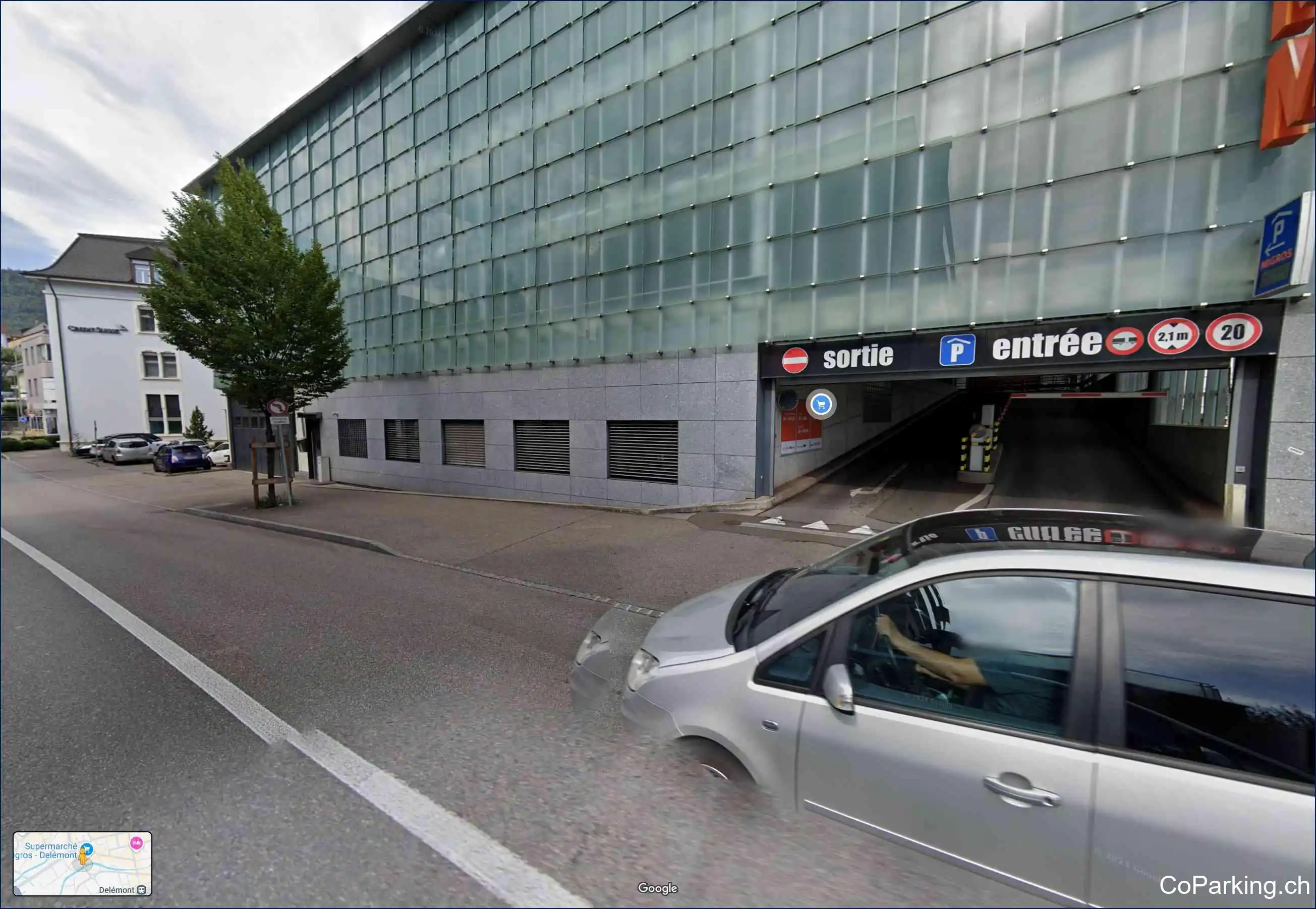 Parc Marché Migros, R. de la Maltière 12, Delémont, 2800