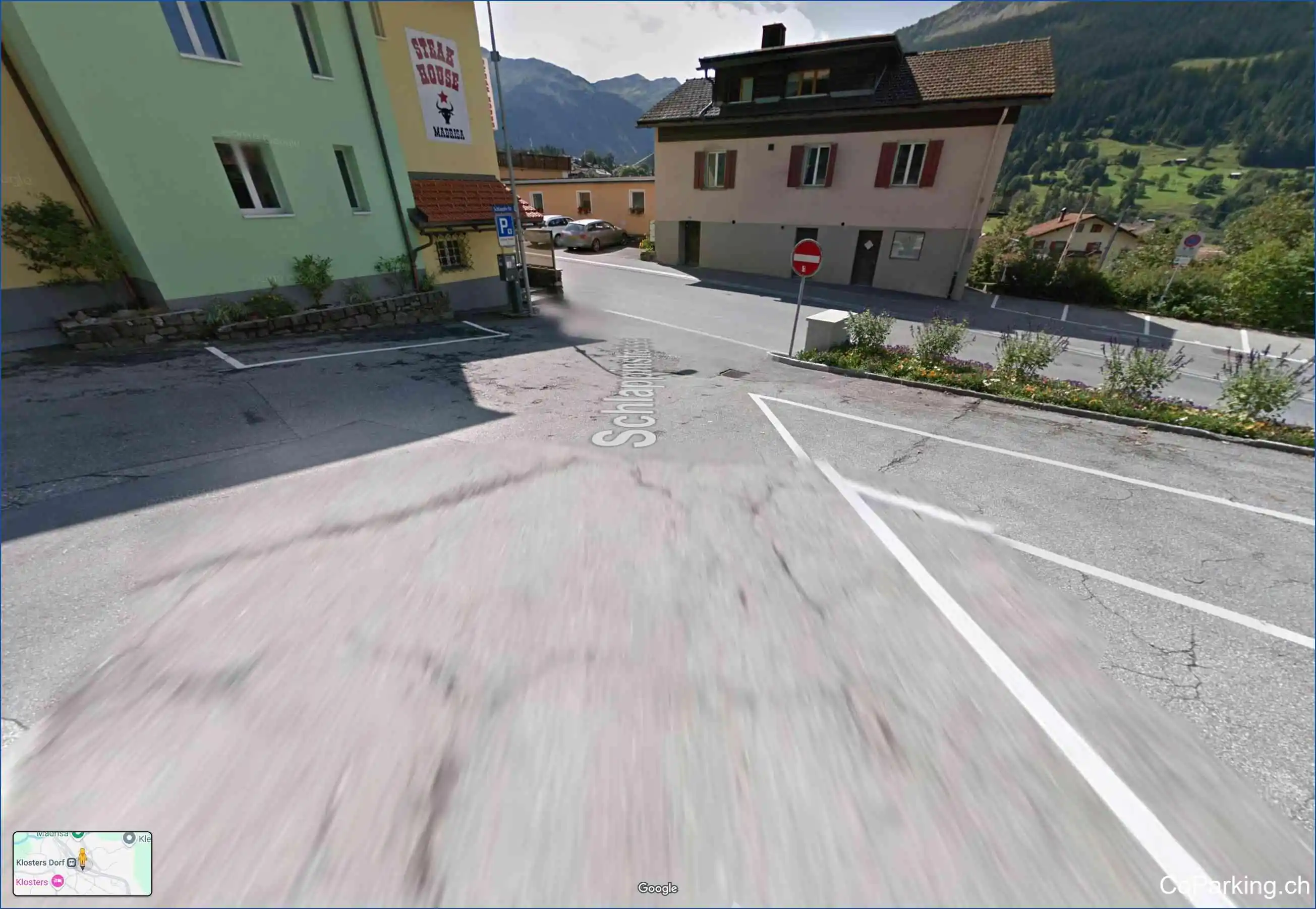 Parking Dancing Madrisa, Landstrasse, Klosters, 7250
