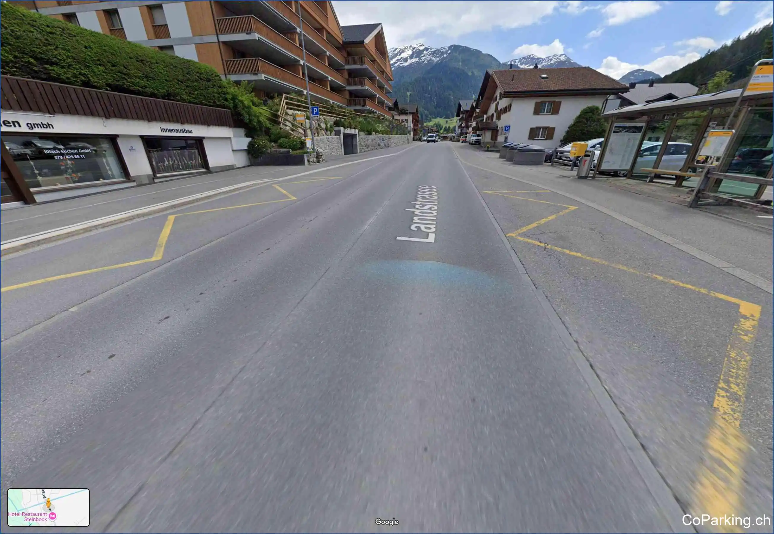 Parking am Kanal, Landstrasse, Klosters, 7250