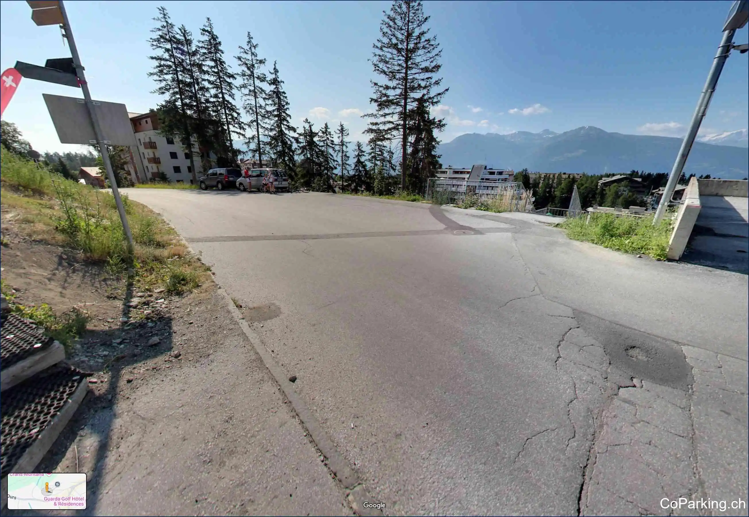 Parking Talstation Crans-Cry d'Er, Route des Téléfériques, Crans-Montana, 3963