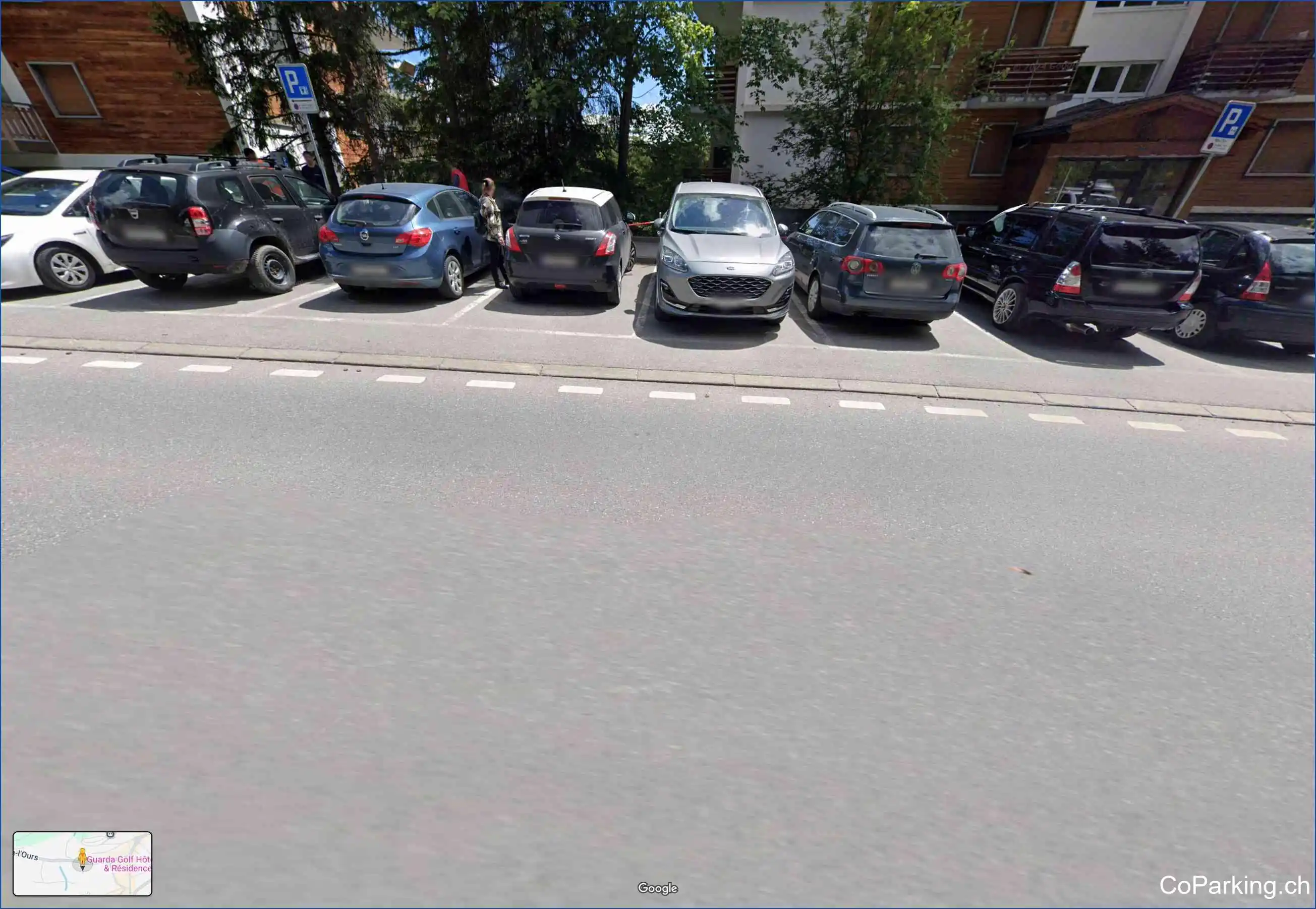 Parkhaus Chetseron, Rue du Pas de l'Ours, Crans-Montana, 3963