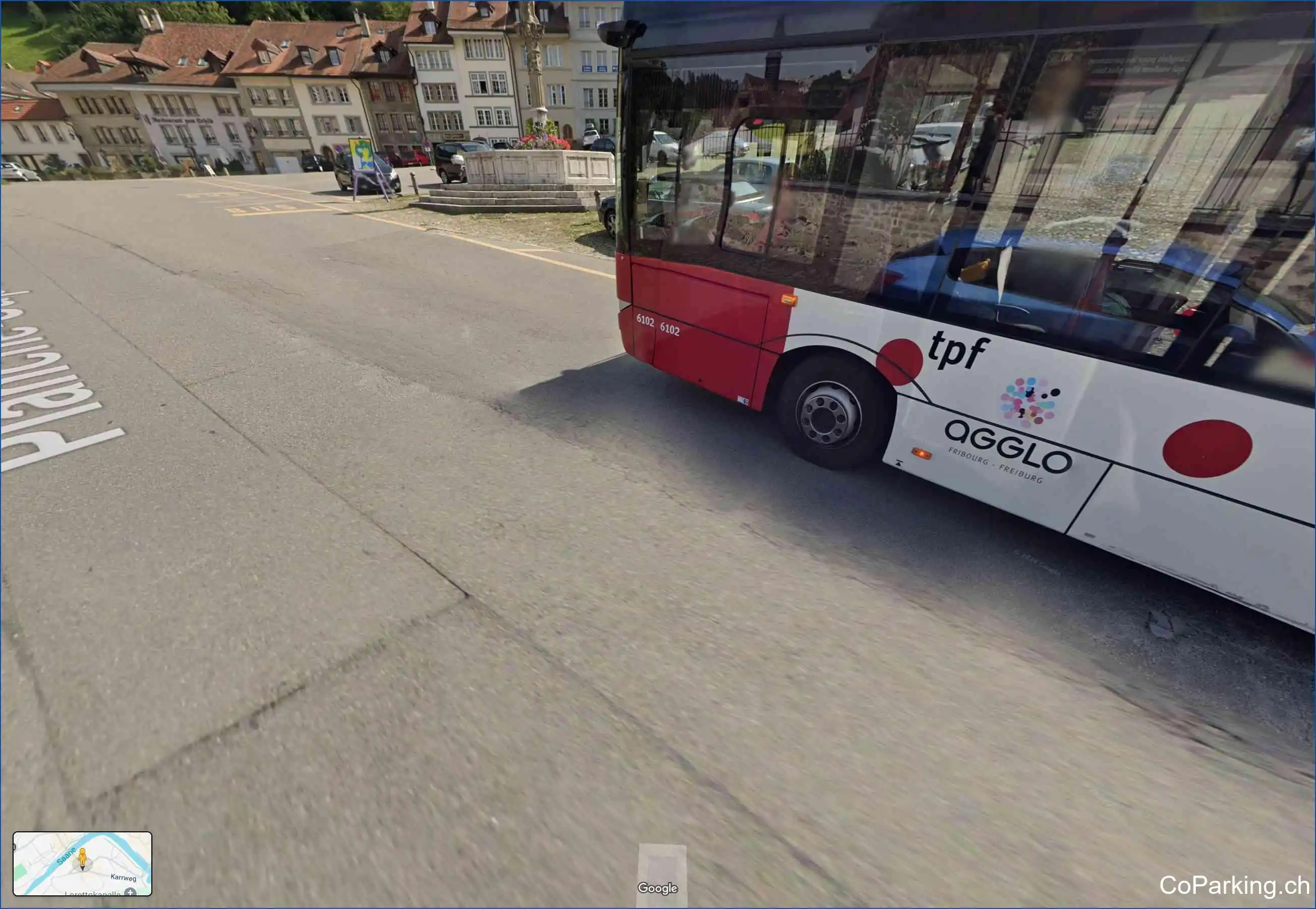 Parking P+R La Chassotte, Route du Jura, Fribourg, 1700