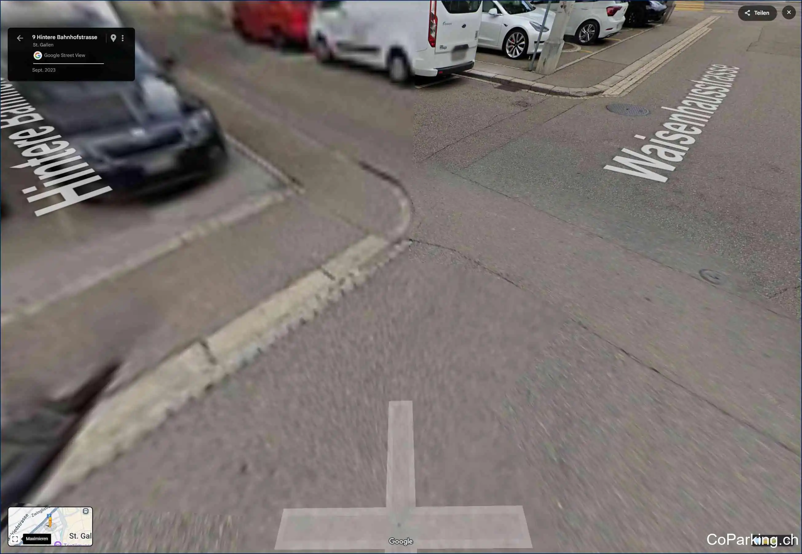 Parking Hintere Bahnhofstr., Hintere Bahnhofstrasse, St. Gallen, 9000