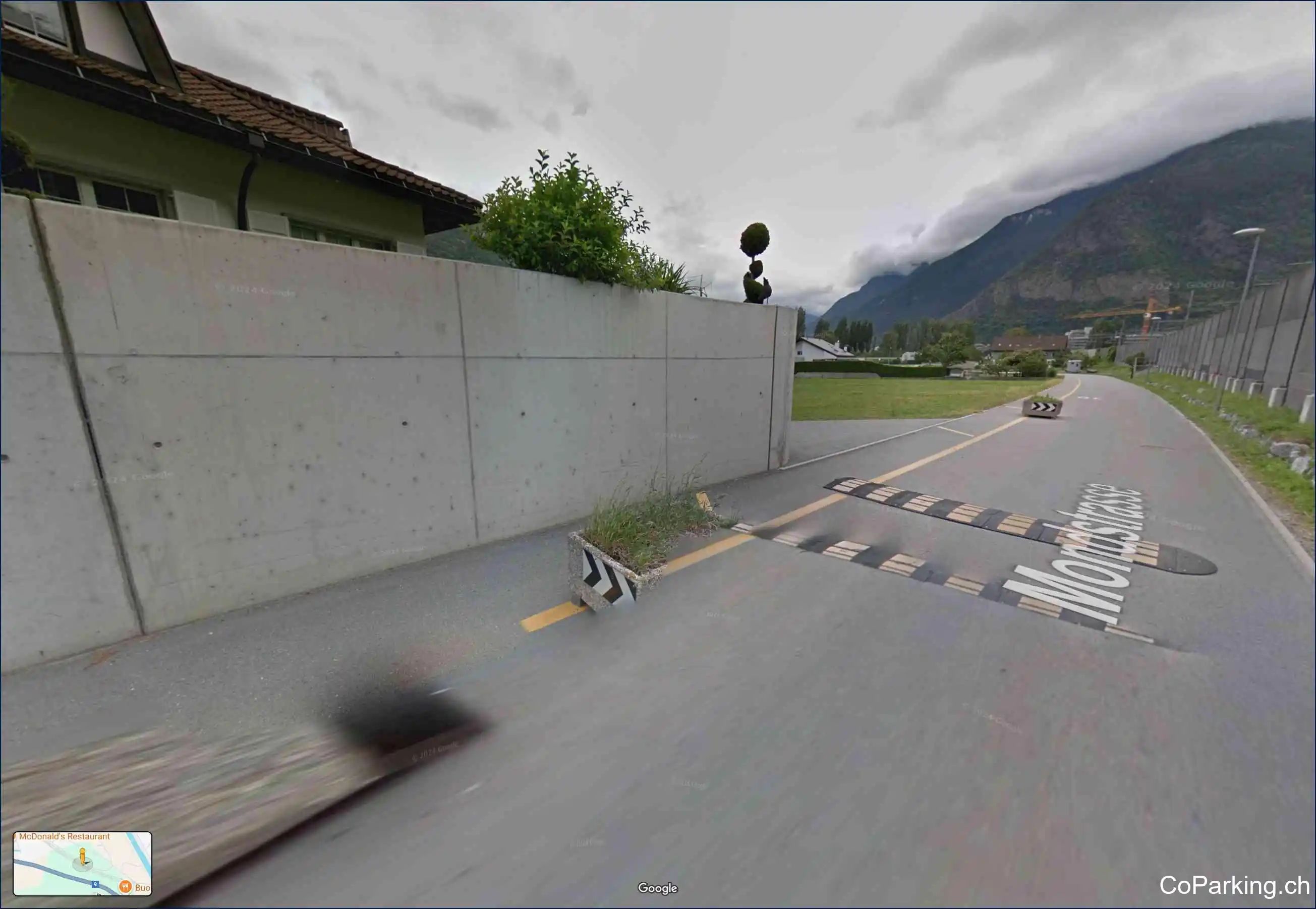 Parking Unterführung Mühleye, Mühleye, Visp, 3930