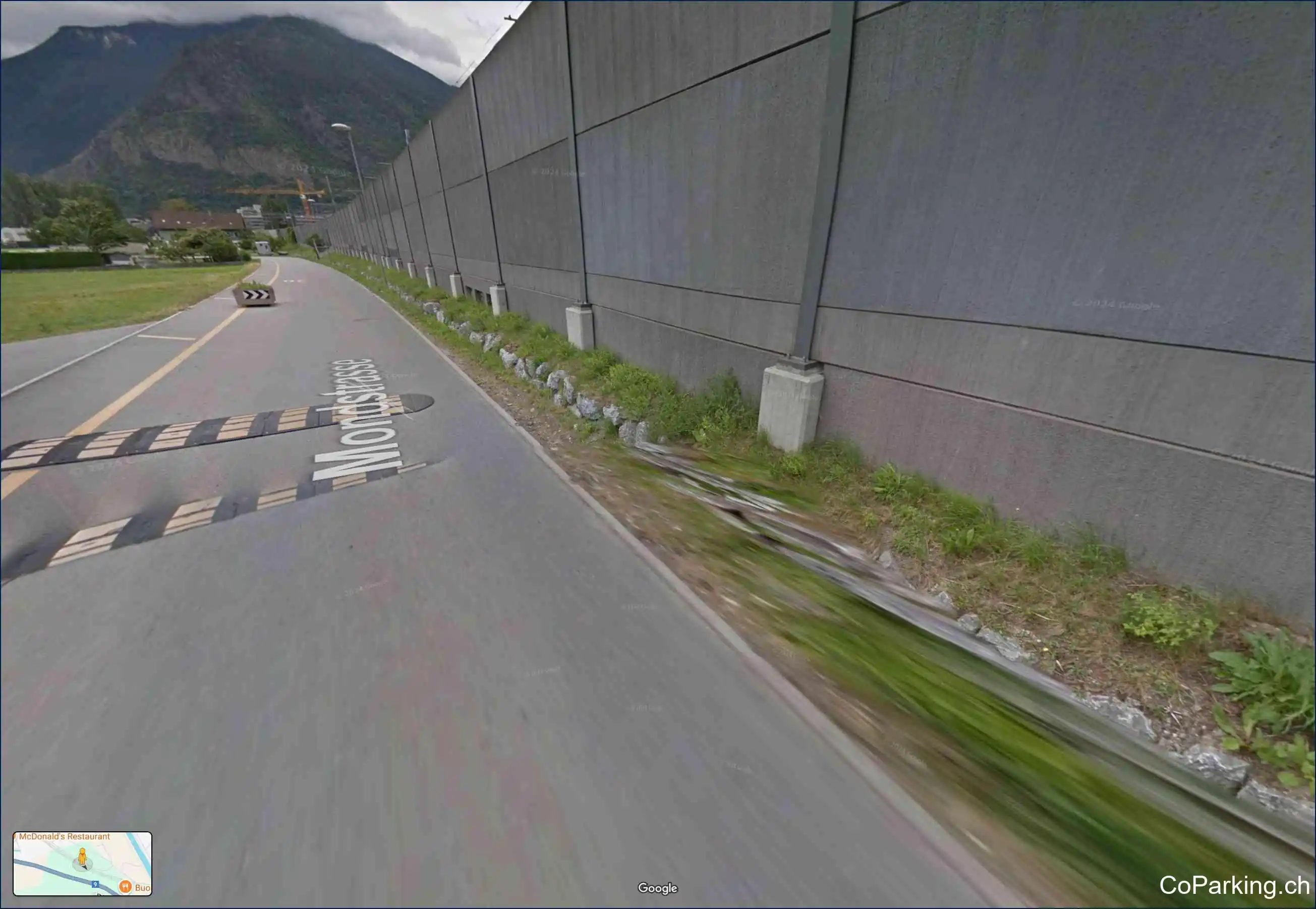 Parking Unterführung Mühleye, Mühleye, Visp, 3930