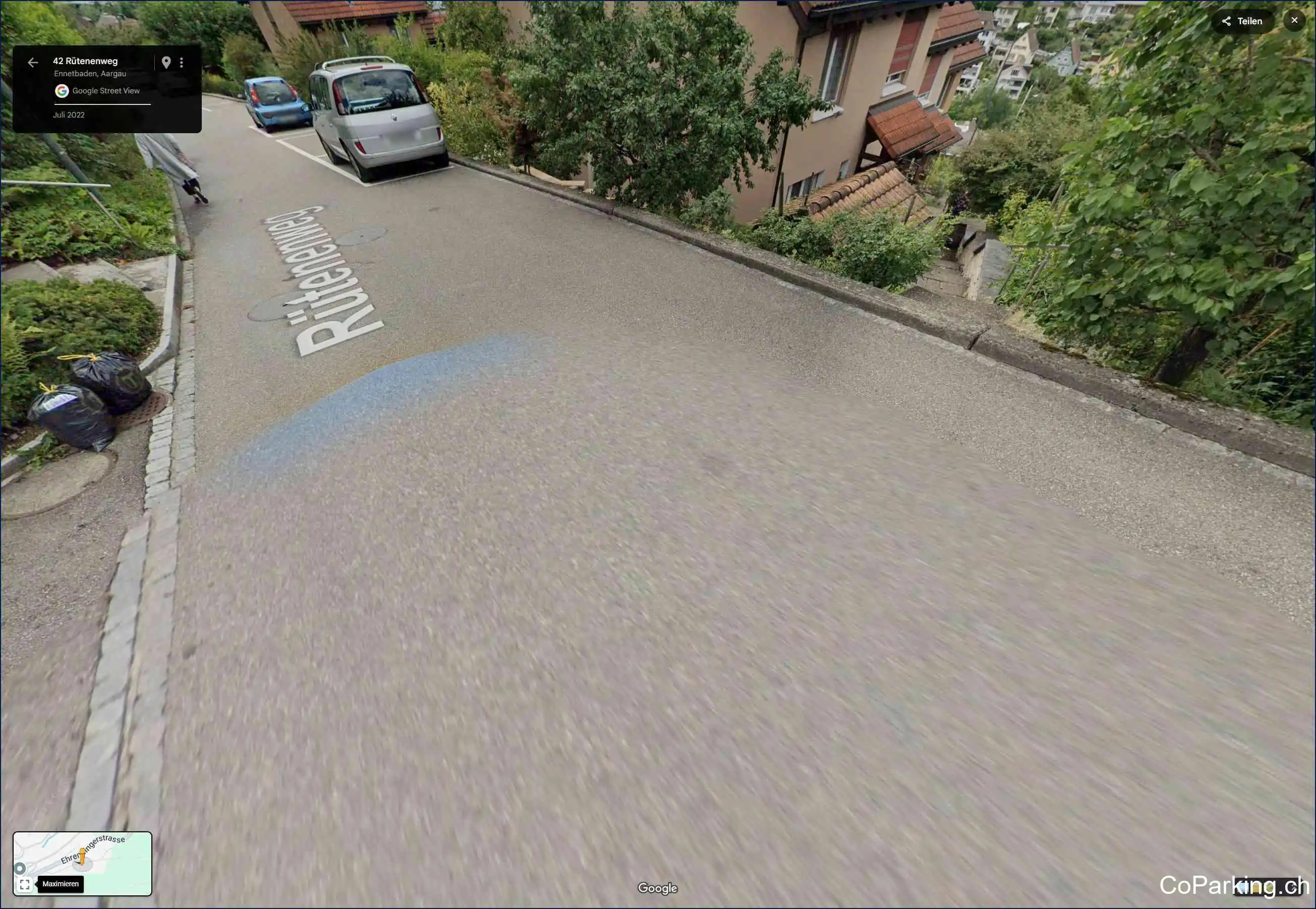 Parking Rütenweg, Rütenweg, Ennetbaden, 5408