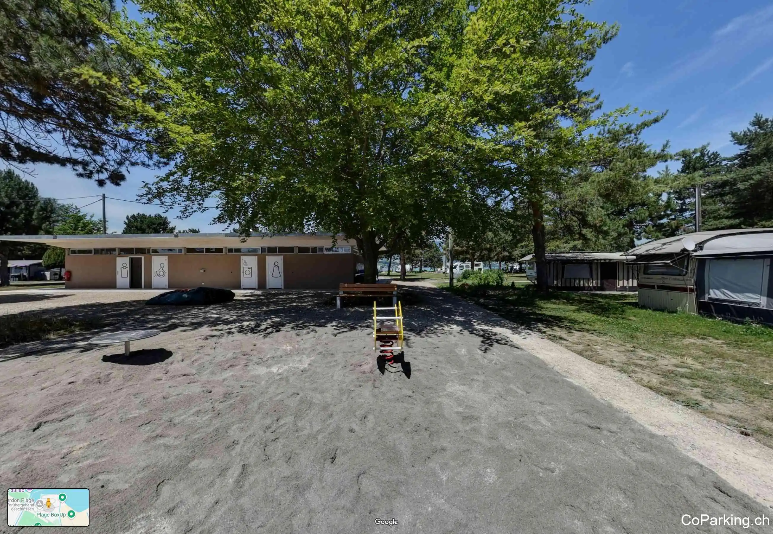 Yverdon: Camping Yverdon Plage, Avenue des Iris 57, Yverdon-les-Bains, 1400