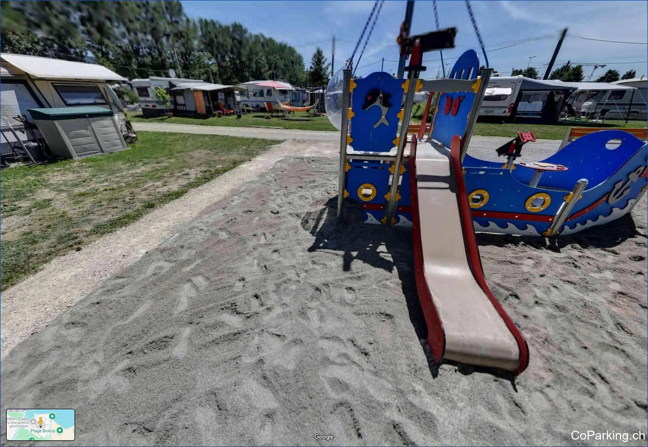 Yverdon: Camping Yverdon Plage, Avenue des Iris 57, Yverdon-les-Bains, 1400