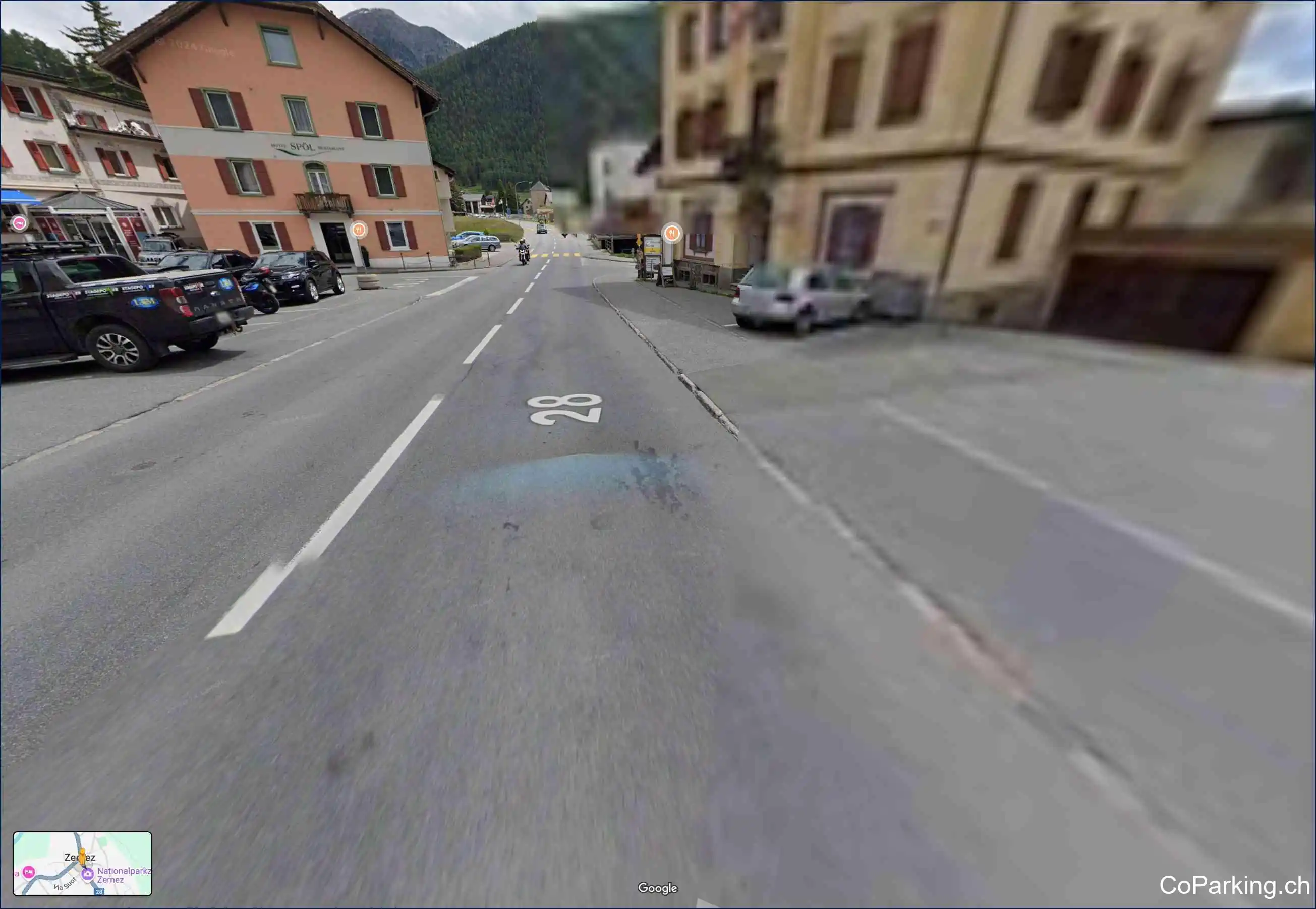 Parking Raiffeisen, Plaz 86, Zernez, 7530