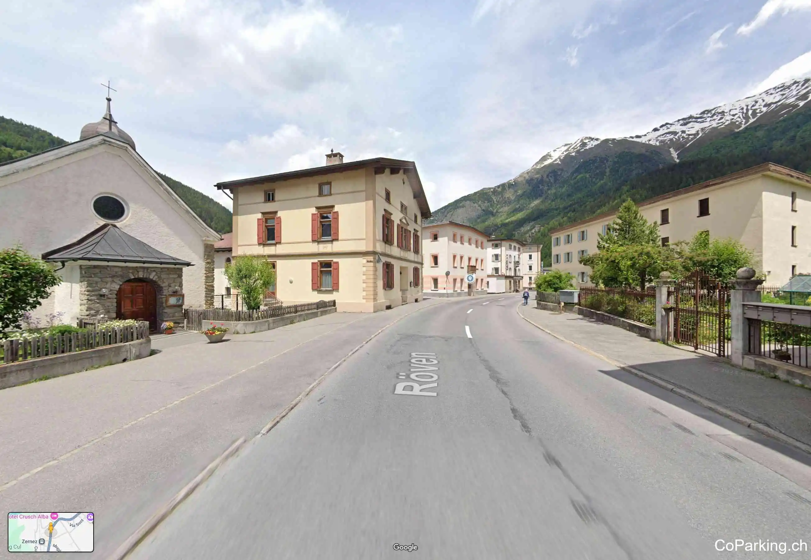 Parking Baselgia Catolica, Plazza da Staziun, Zernez, 7530