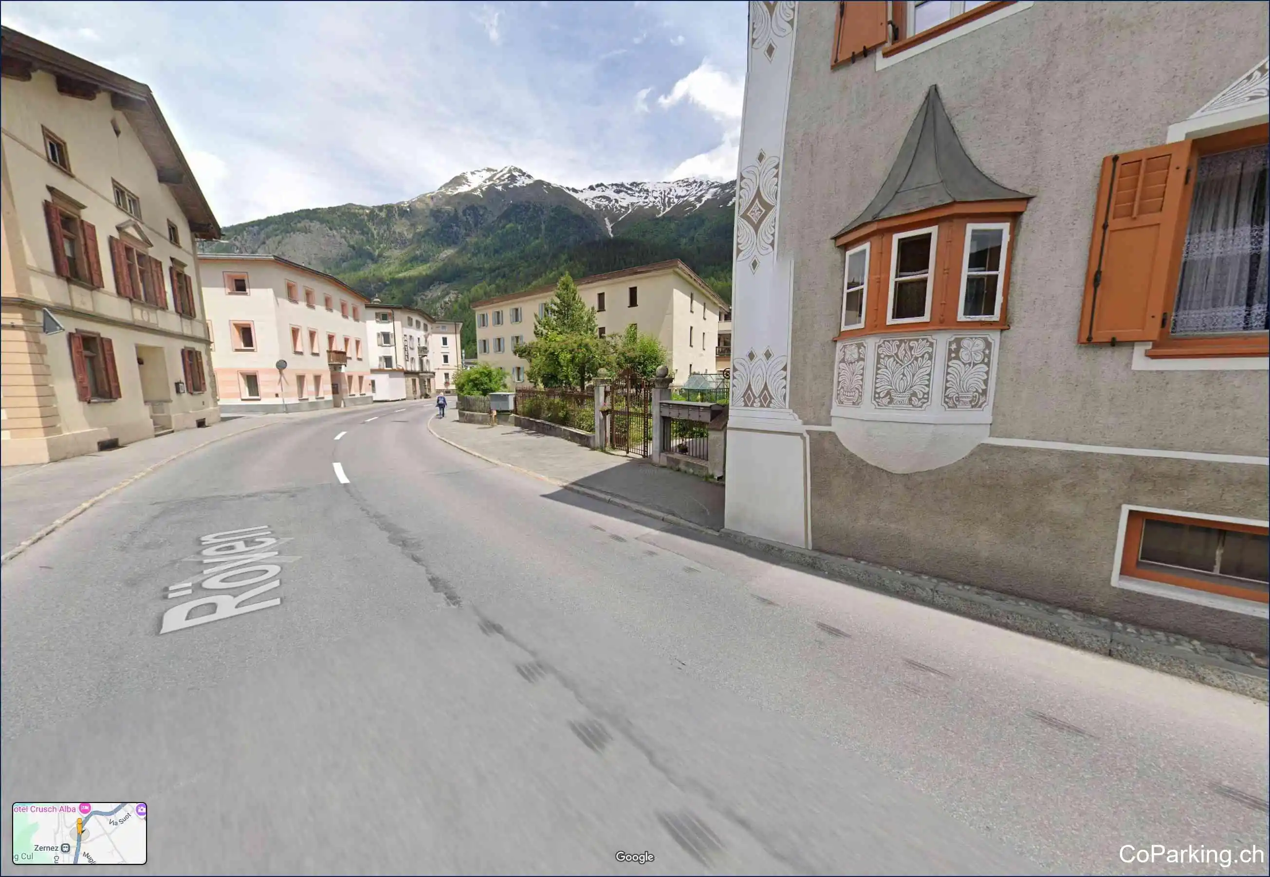 Parking Baselgia Catolica, Plazza da Staziun, Zernez, 7530