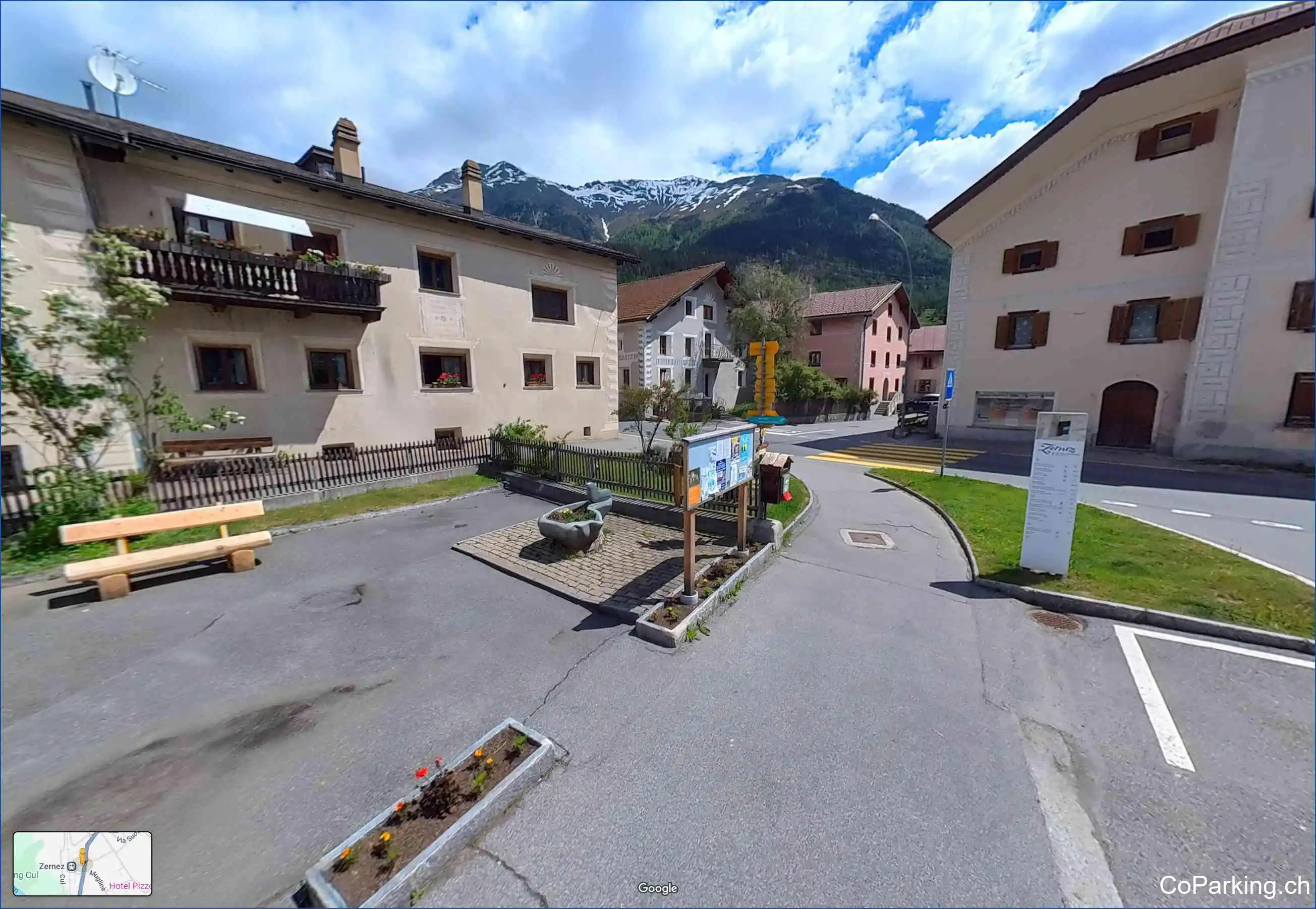 Parking Plazza da Posta, Plazza da Staziun, Zernez, 7530