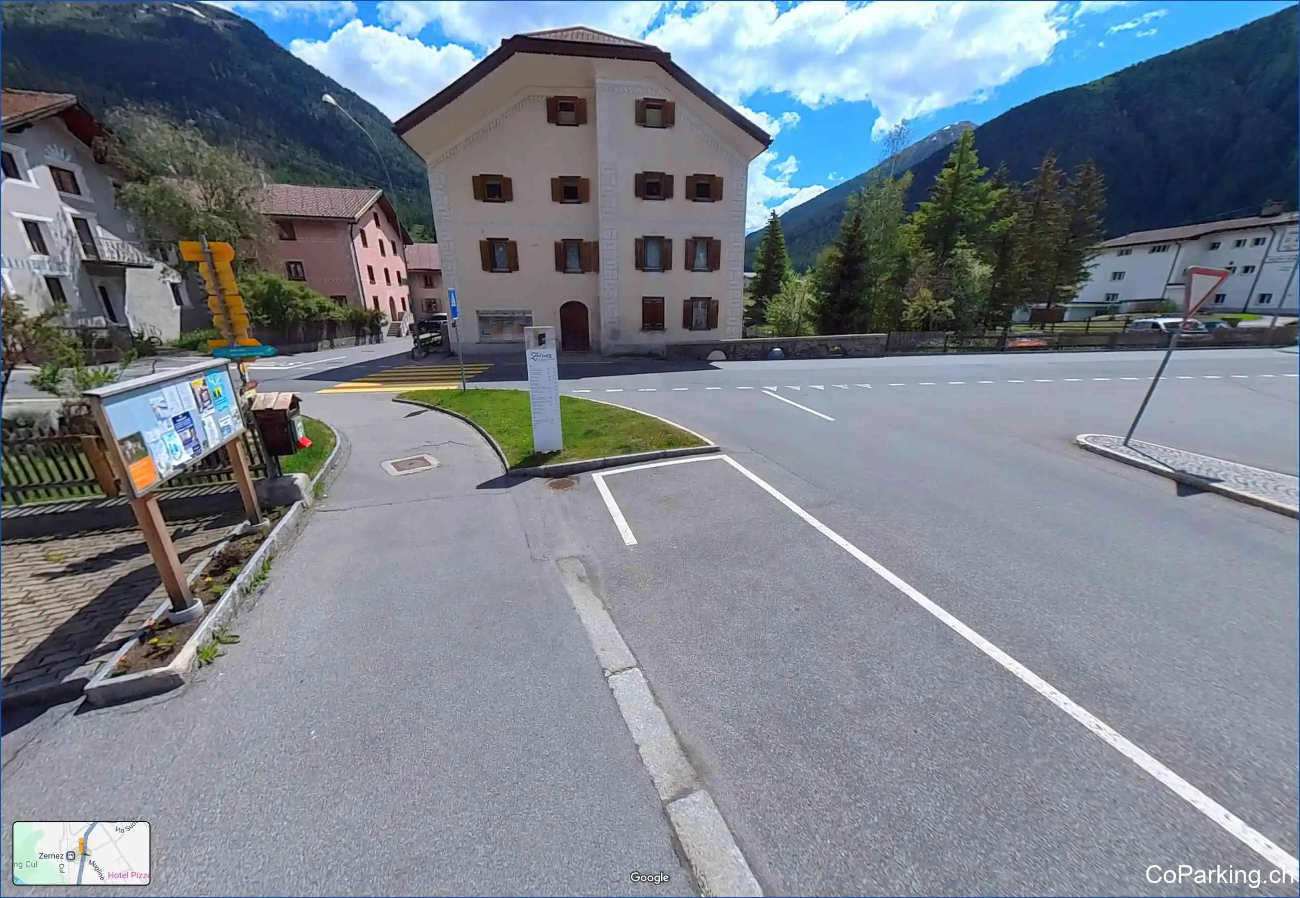 Parking Plazza da Posta, Plazza da Staziun, Zernez, 7530
