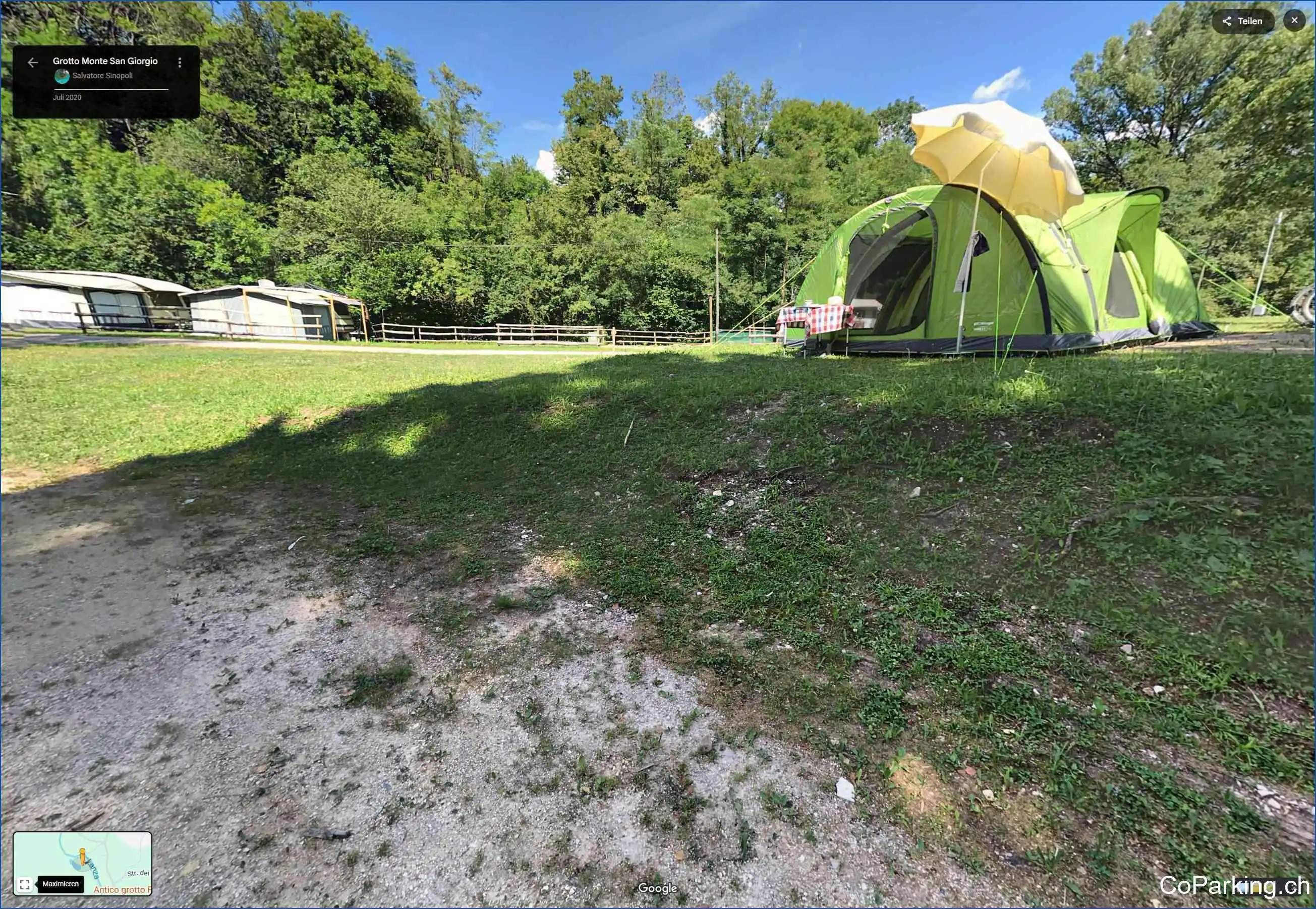 Meride: Camping Monte San Giorgio, Via ala Caraa 2, Meride, 6866