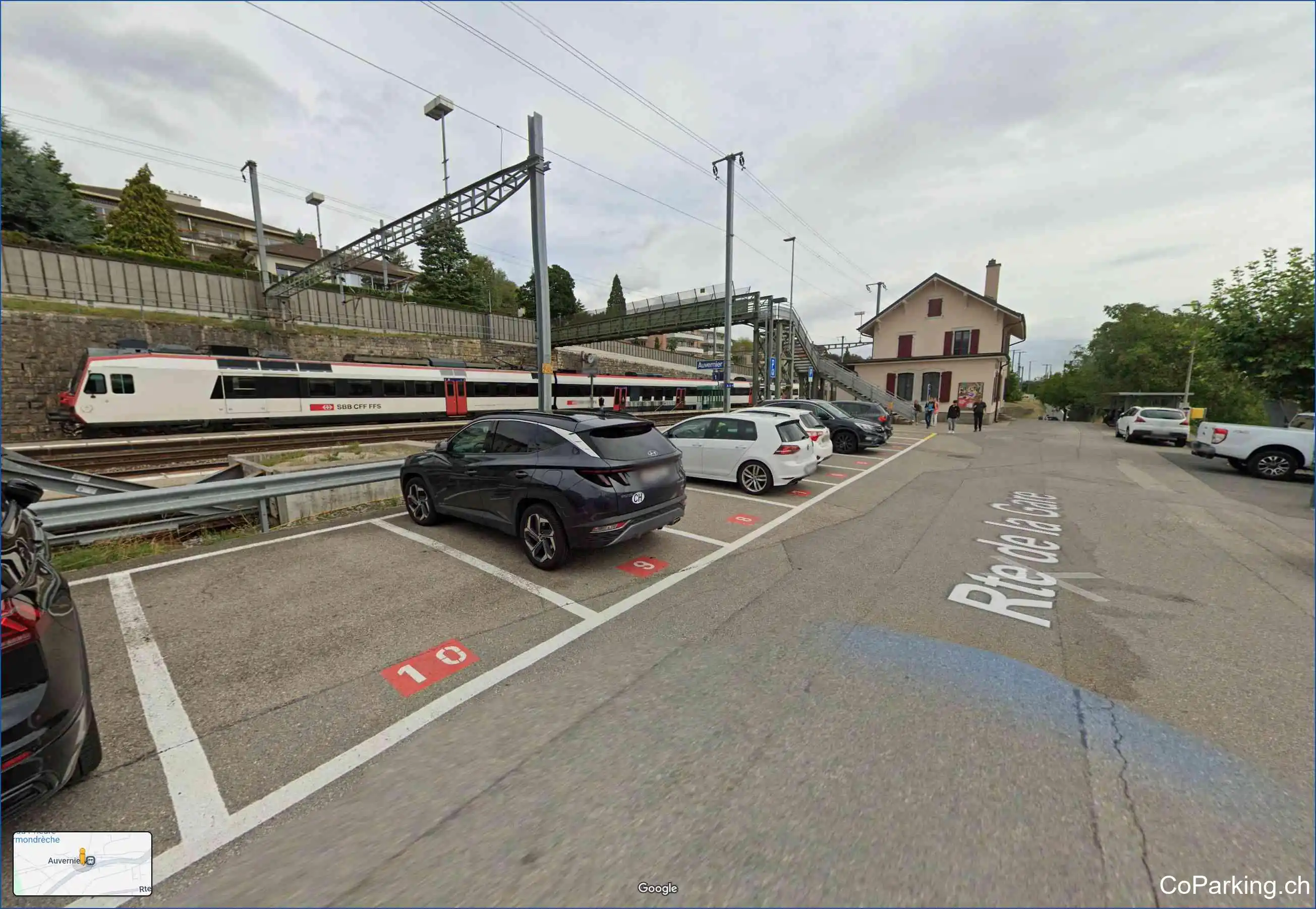 P+Rail Auvernier, Route de la Gare 35, Auvernier, 2012