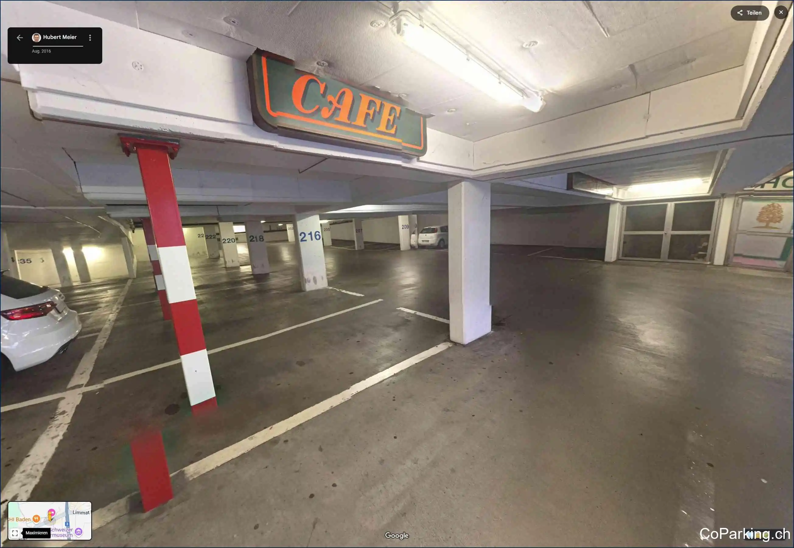 Parkhaus Linde 2.-4. UG, Mellingerstrasse 26, Baden, 5400
