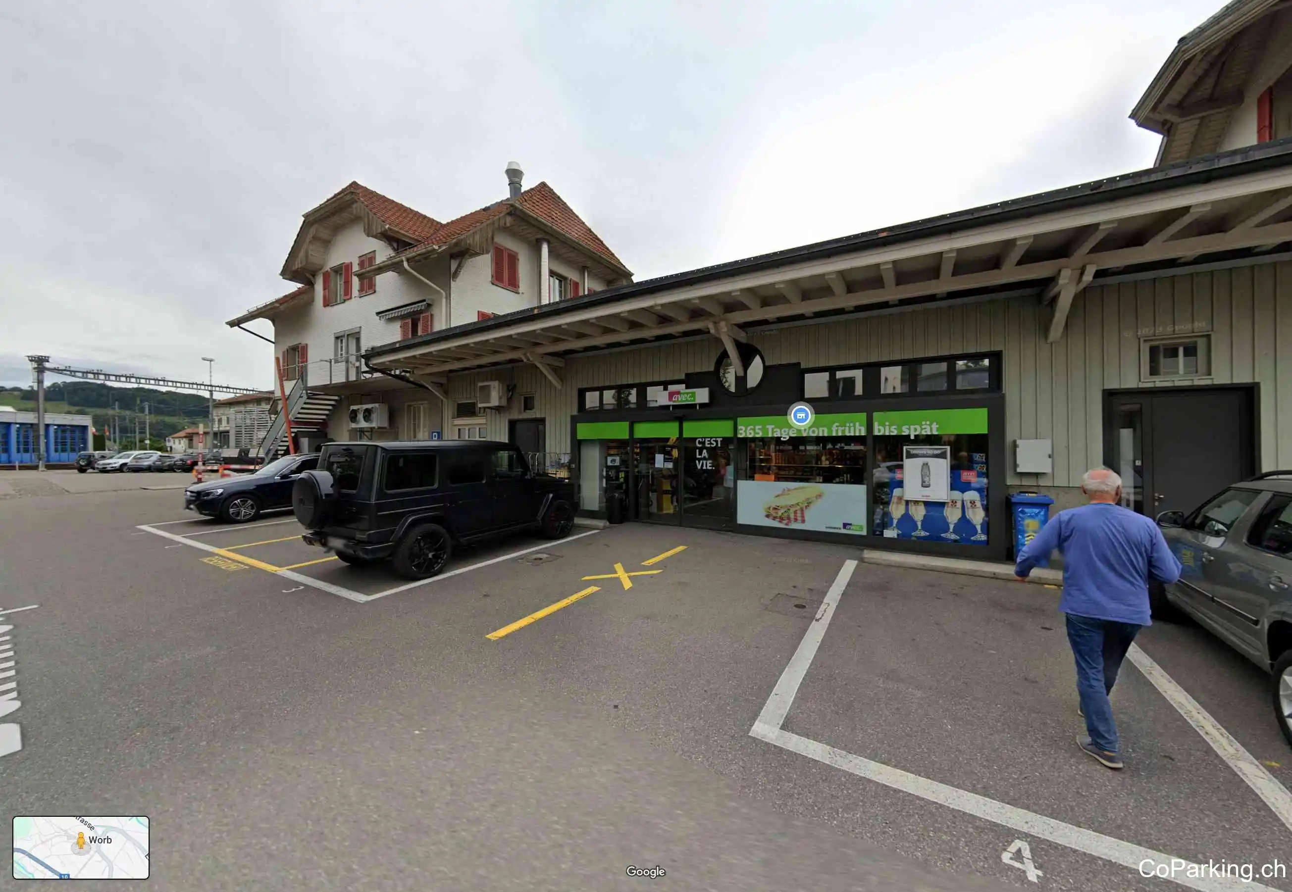 P+Rail Worb Dorf, Parkhaus (RBS)